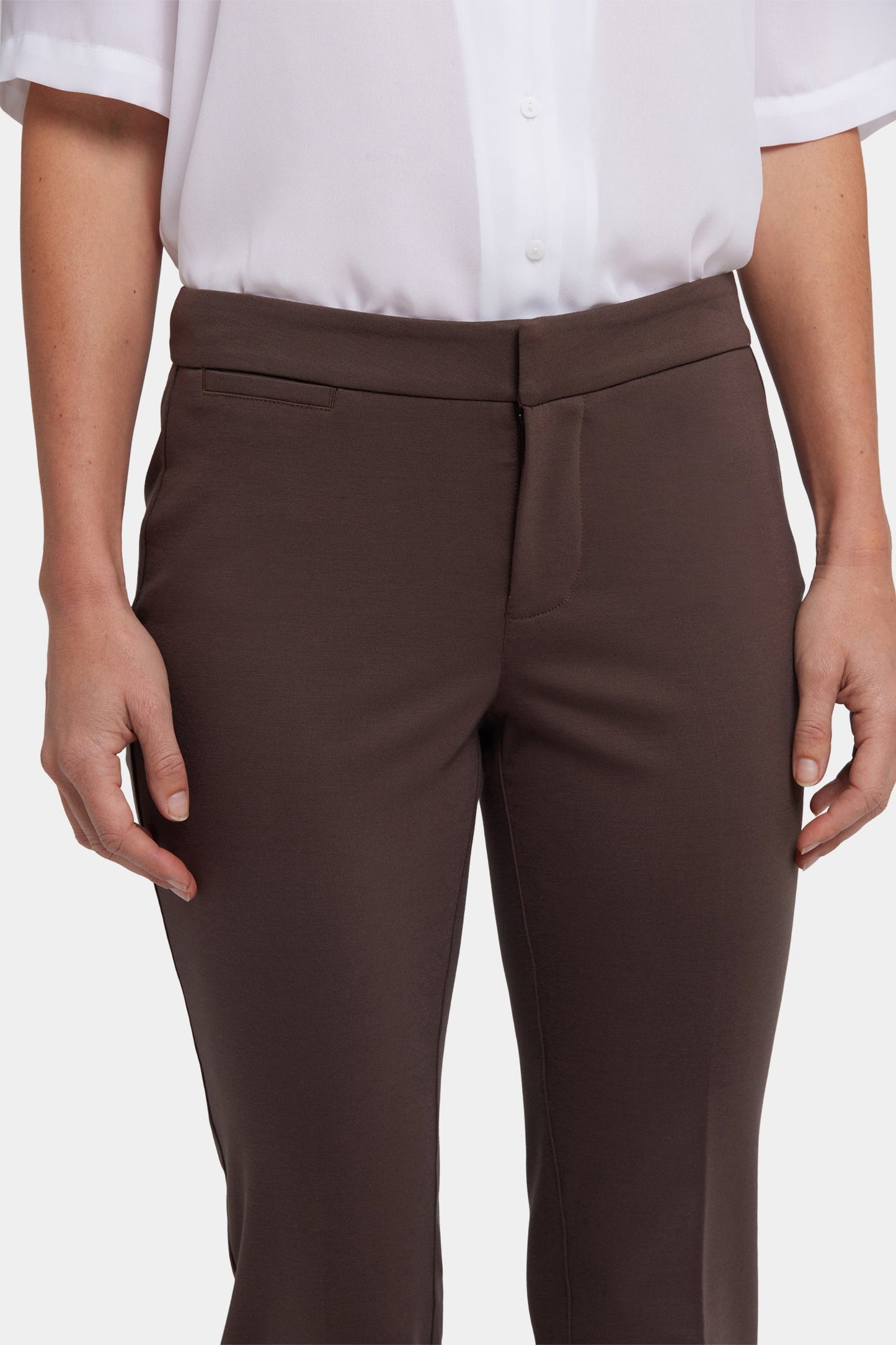 Slim Trouser Pants - Coffee Bean