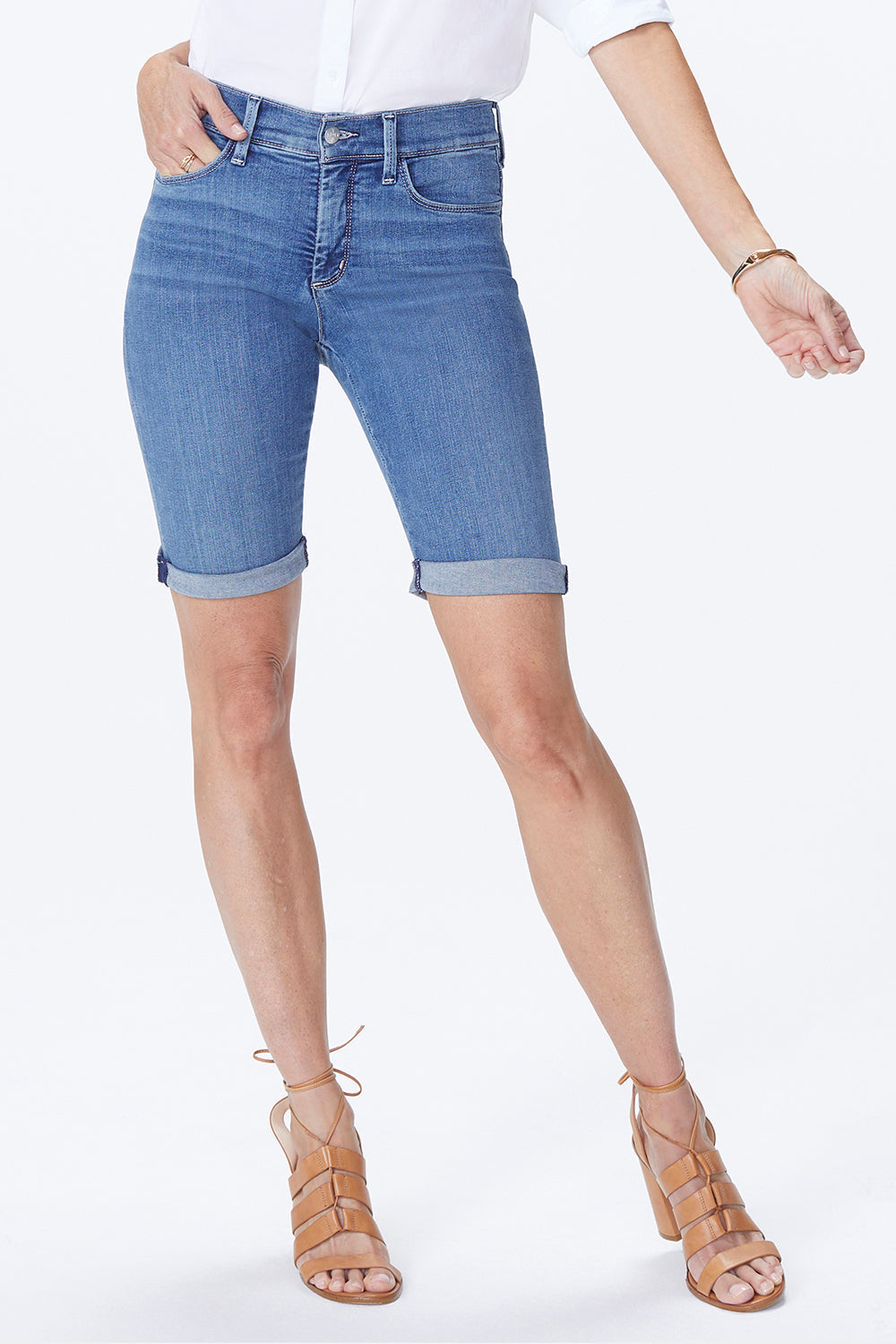 Briella 11 Inch Denim Shorts - Heyburn Wash