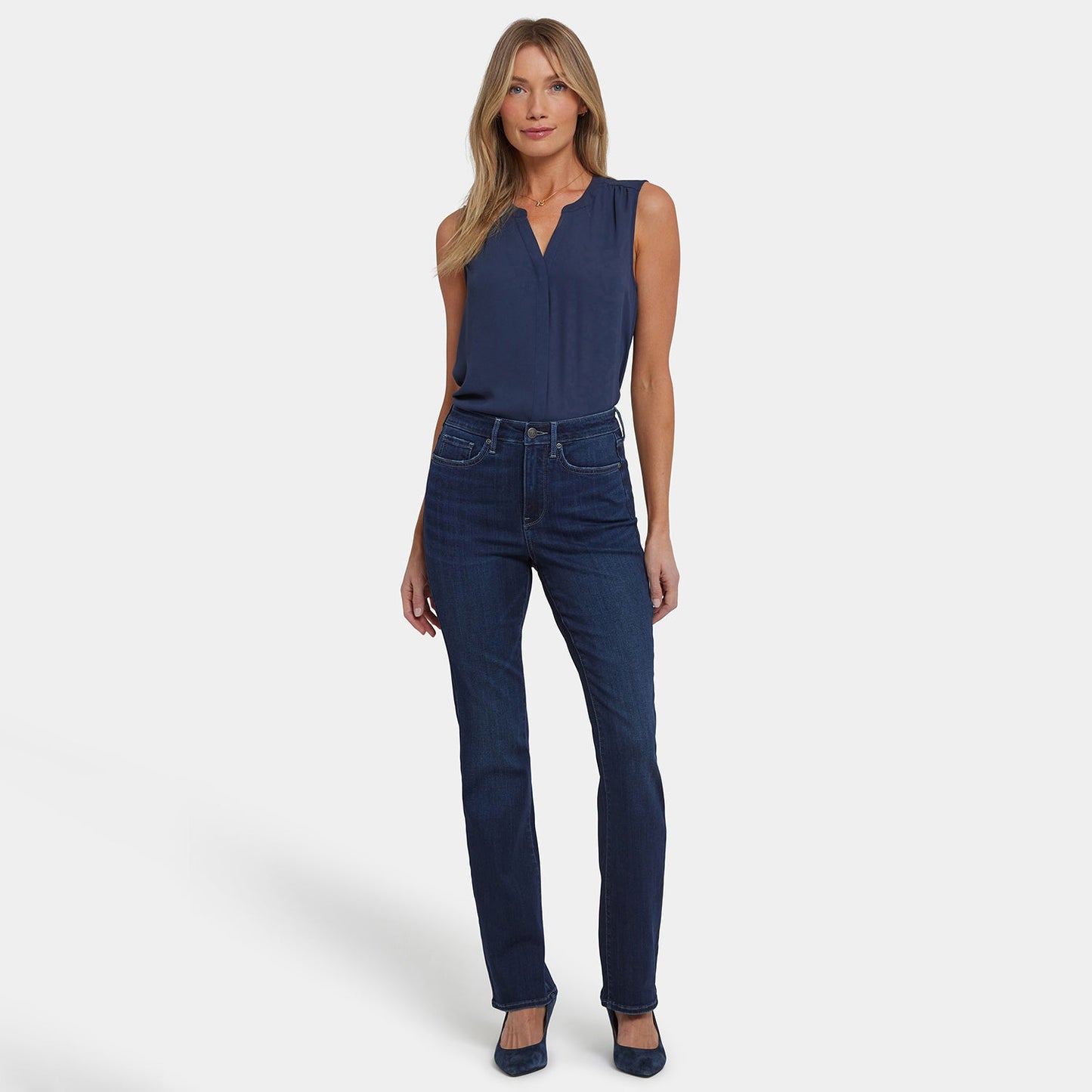 Billie Mini Bootcut Jeans - Ink Skyline