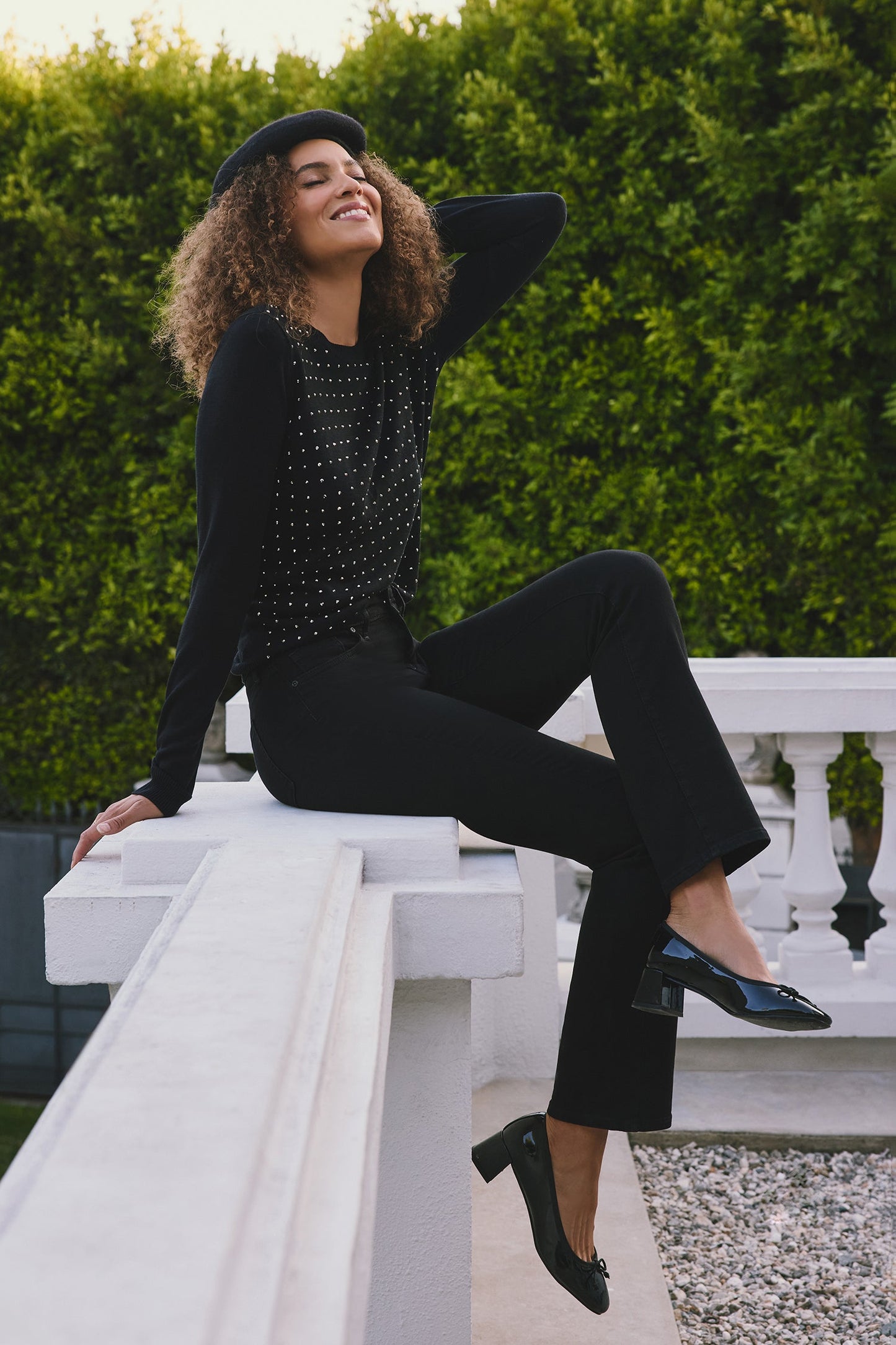 Marilyn Straight Jeans - Black Rinse