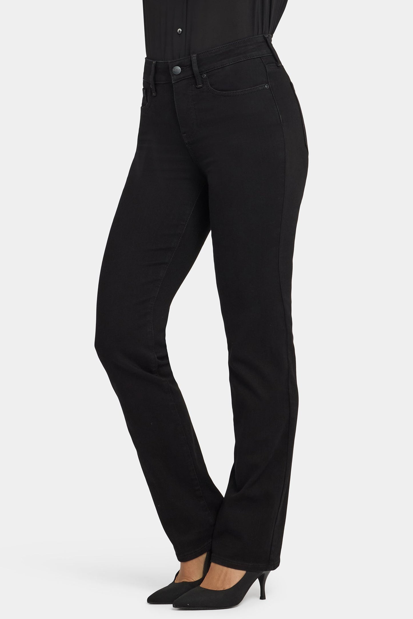 Marilyn Straight Jeans - Black Rinse