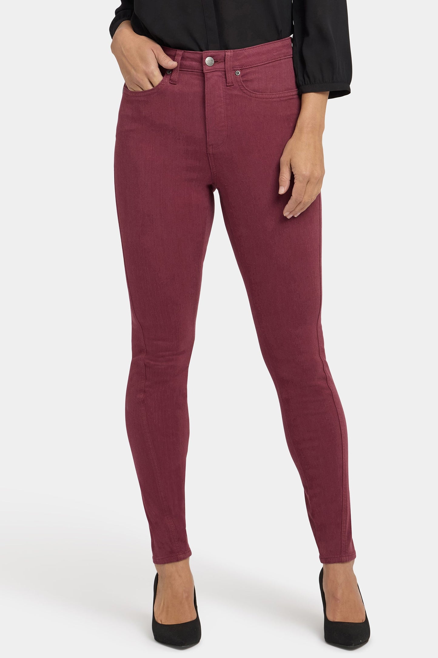 Ami Skinny Jeans - True Burgundy