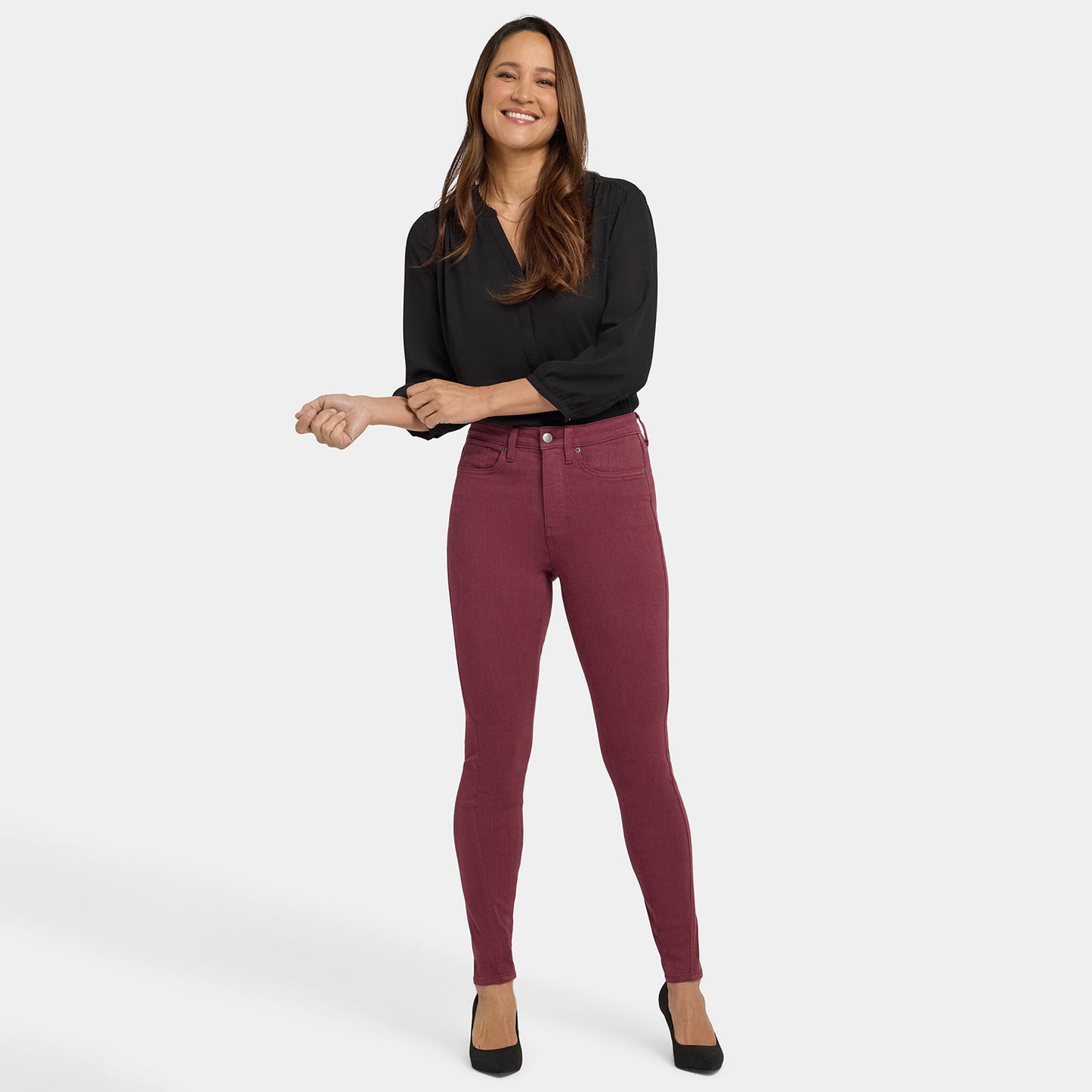 Ami Skinny Jeans - True Burgundy