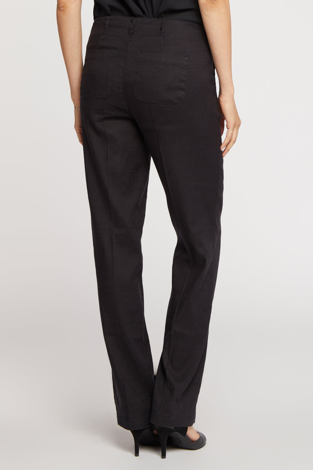 Marilyn Straight Pants - Black