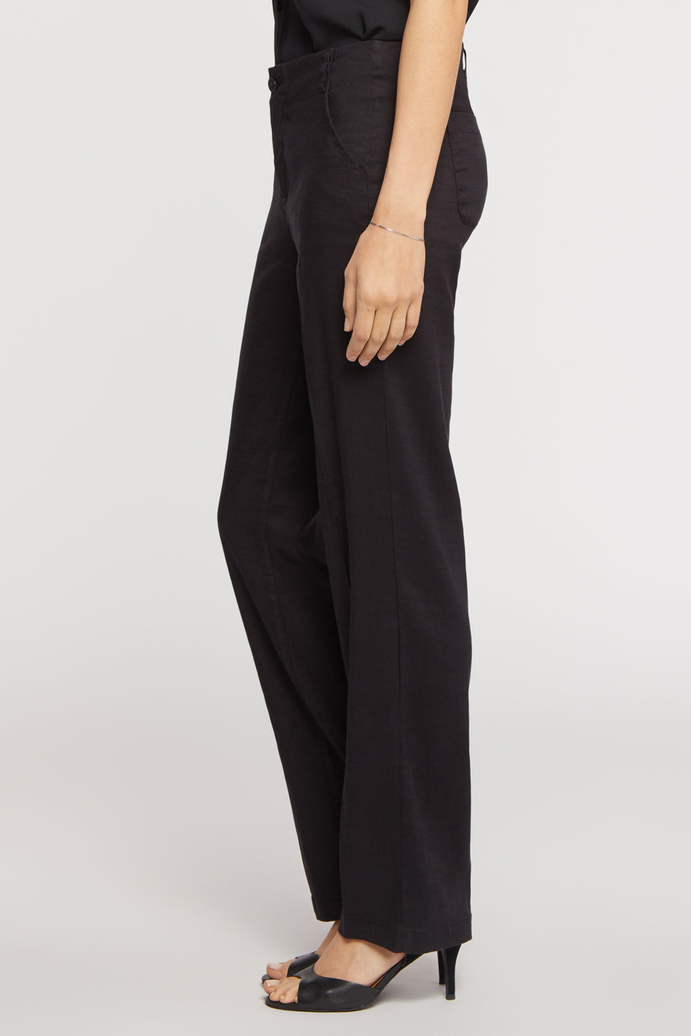 Marilyn Straight Pants - Black