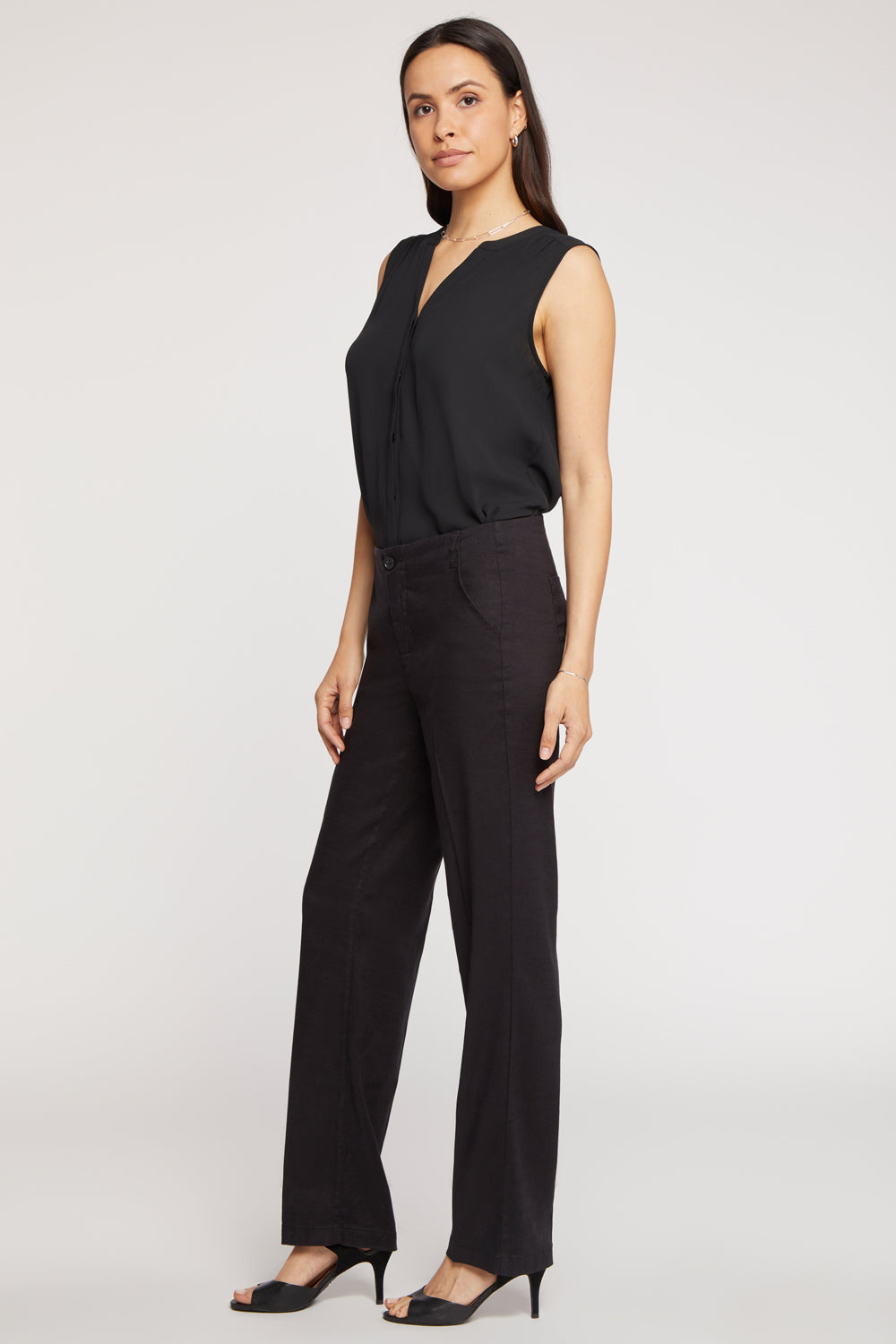 Marilyn Straight Pants - Black