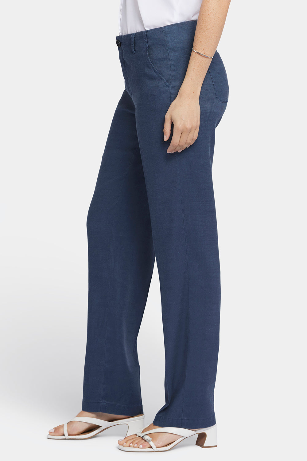 Marilyn Straight Pants - Oxford Navy