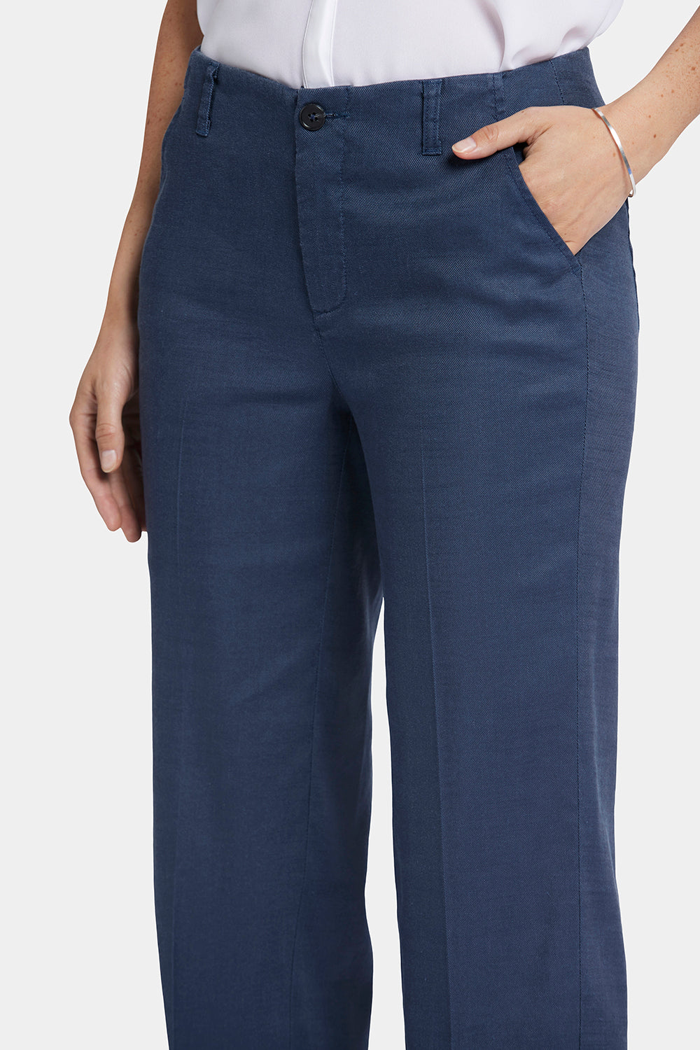 Marilyn Straight Pants - Oxford Navy