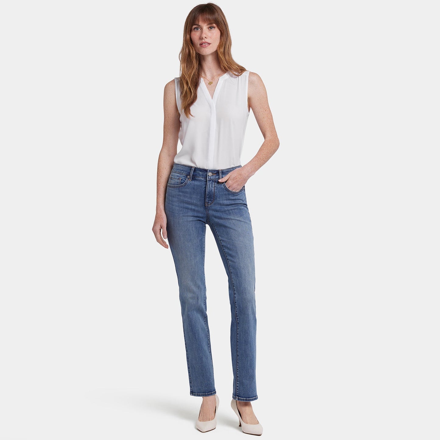 Marilyn Straight Jeans - Majorca Bay