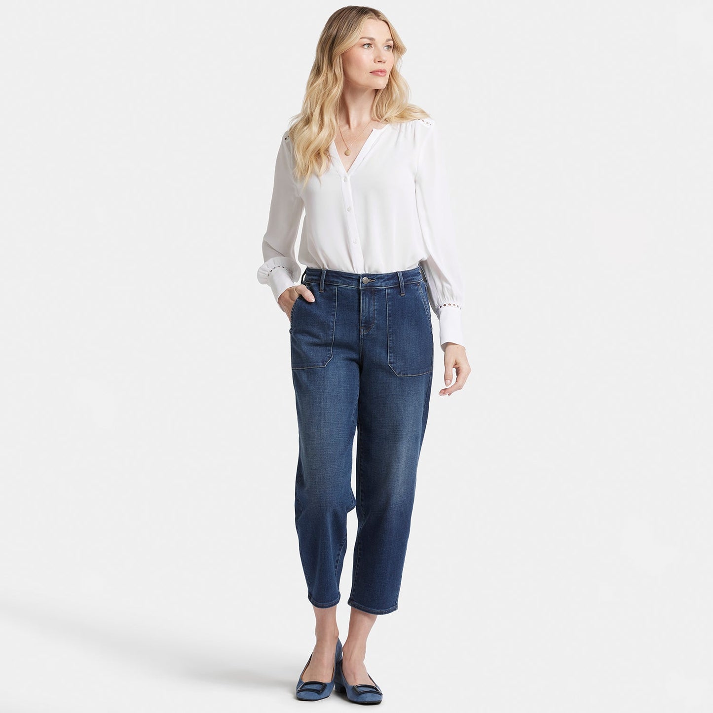 Relaxed Utility Ankle Jeans - Wellspring