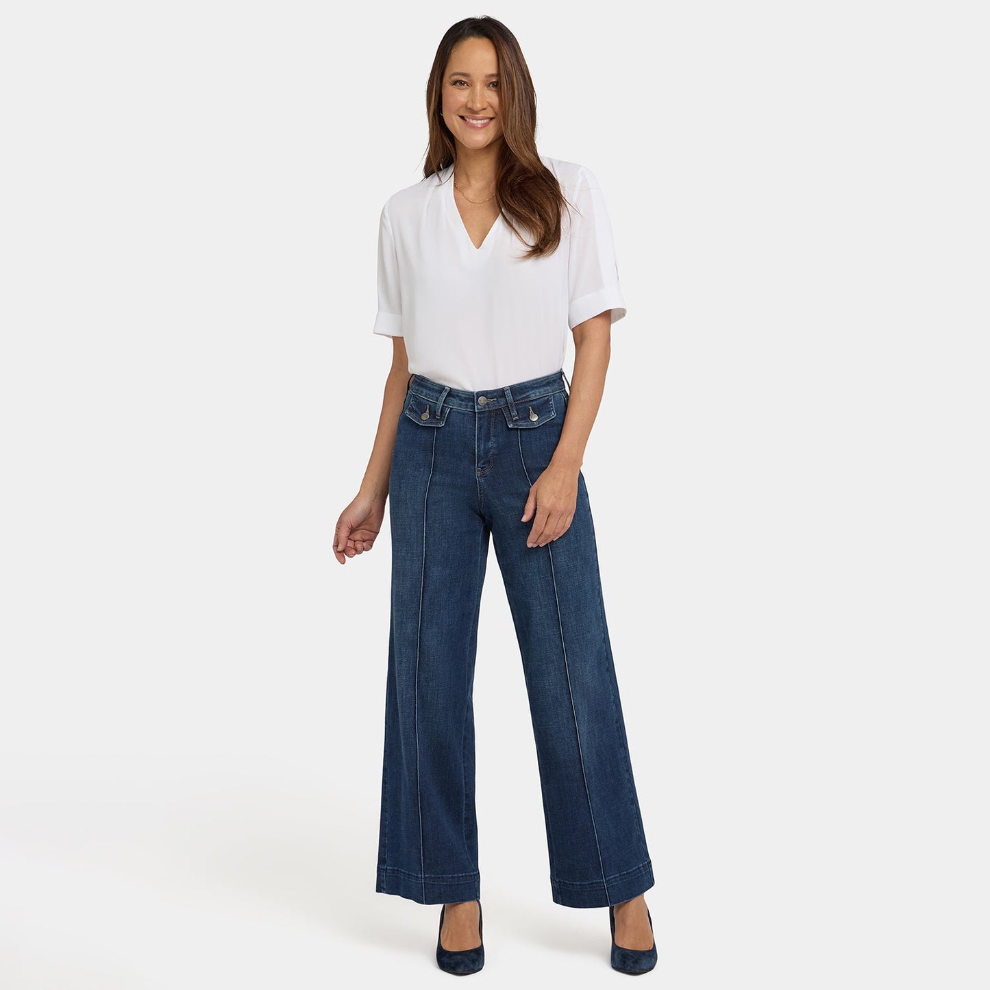 Teresa Wide Leg Jeans - Louvre Sapphire