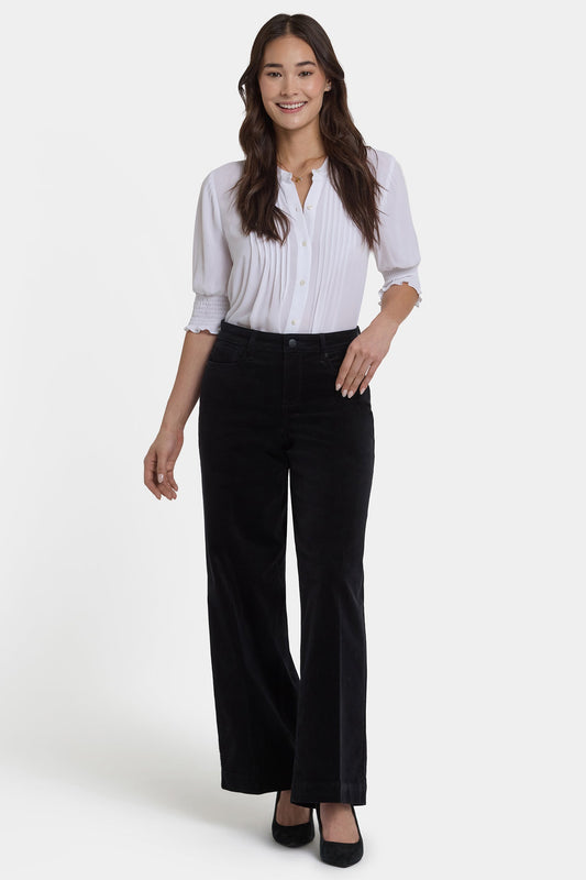 Teresa Wide Leg Pants - Black