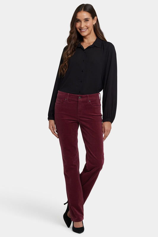 Marilyn Straight Pants - Sienna Red