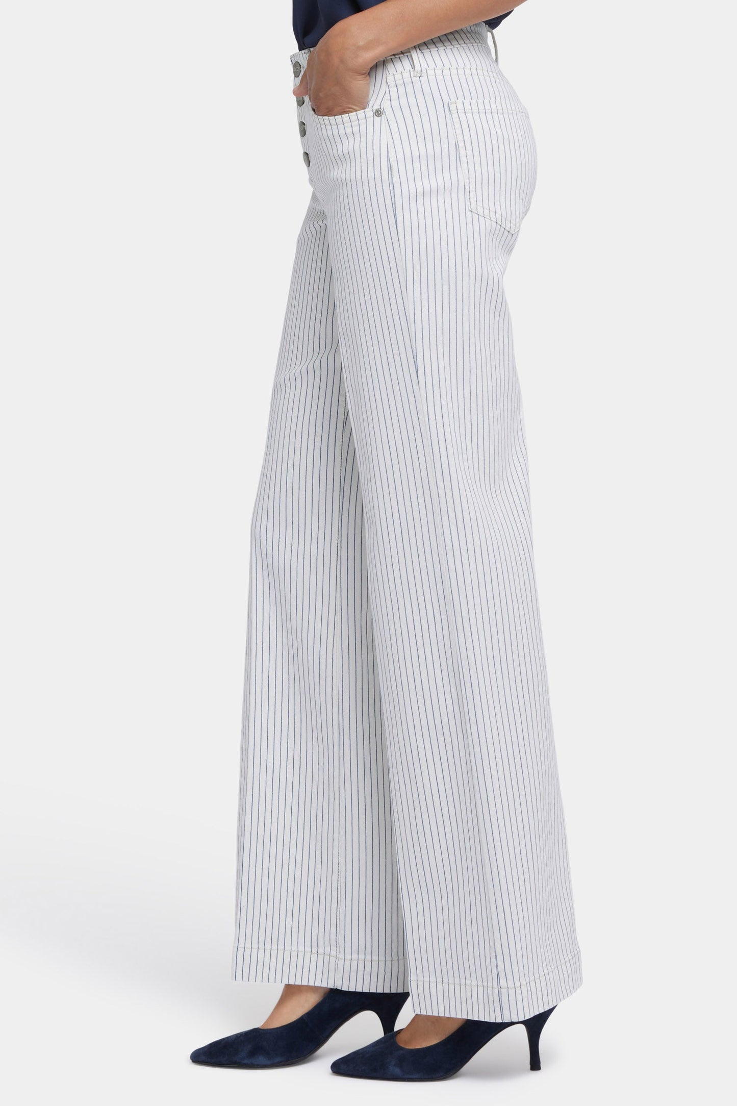 Teresa Wide Leg Jeans - Palencia Stripe