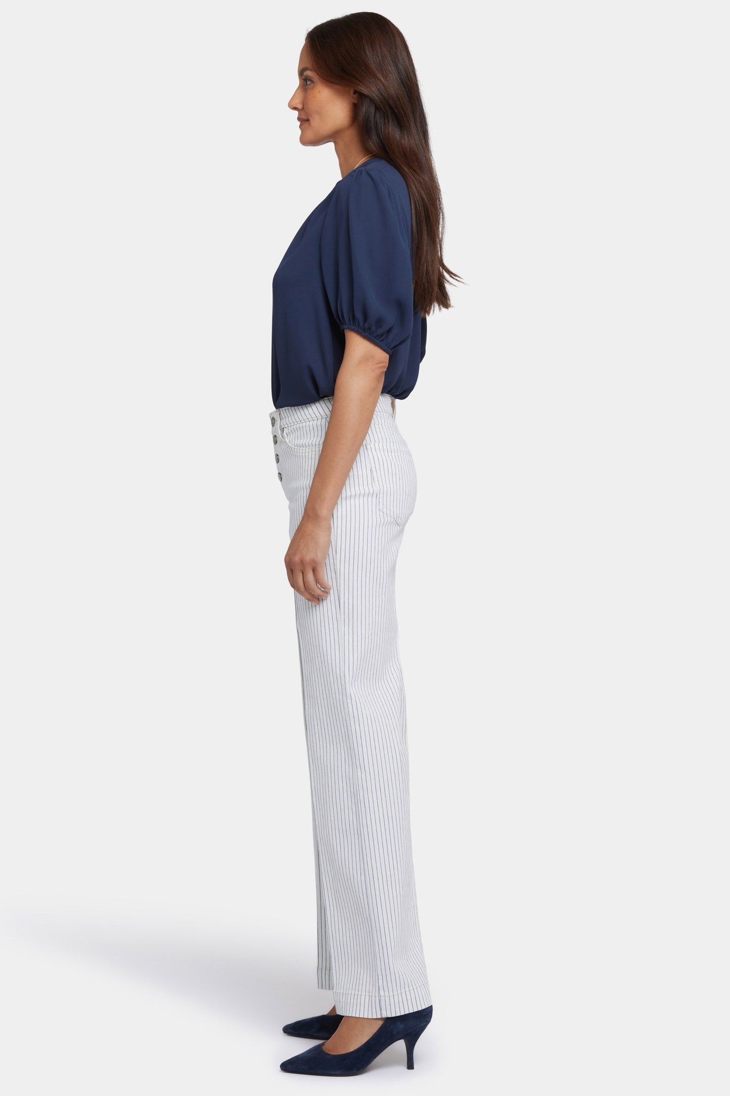 Teresa Wide Leg Jeans - Palencia Stripe