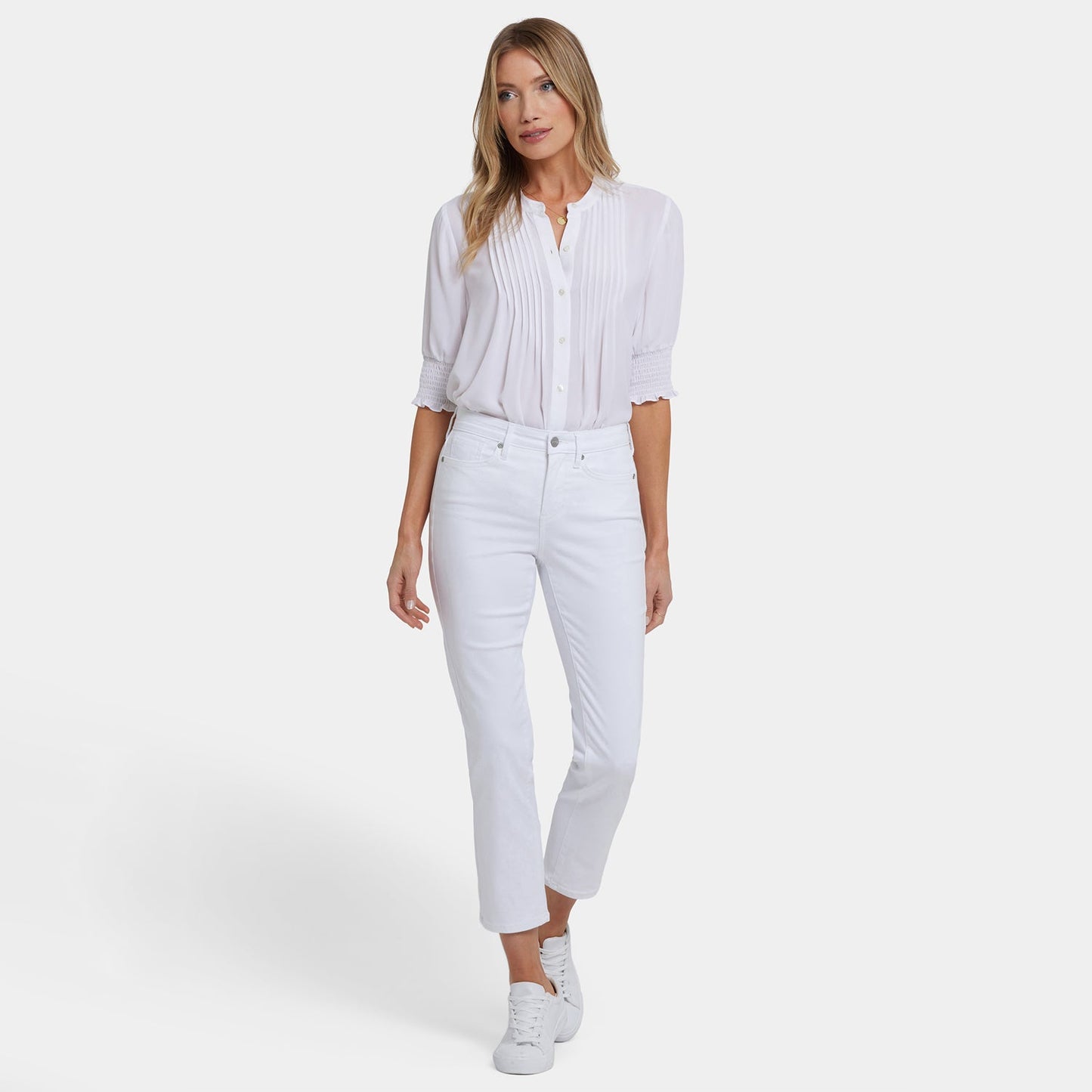 Sheri Slim Ankle Jeans - Optic White