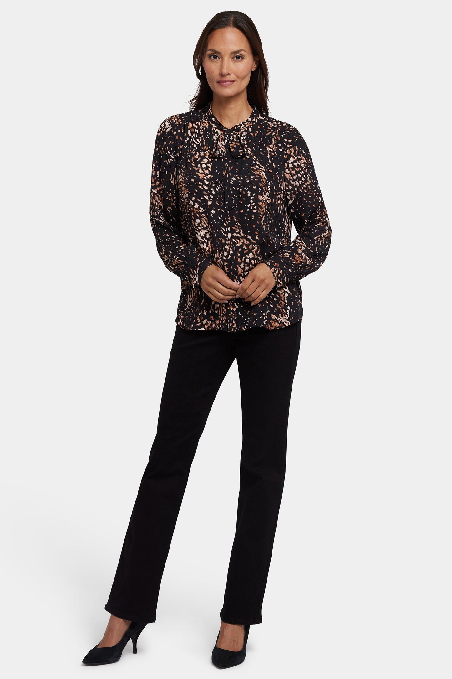 Tie-Neck Blouse - Le Montclair
