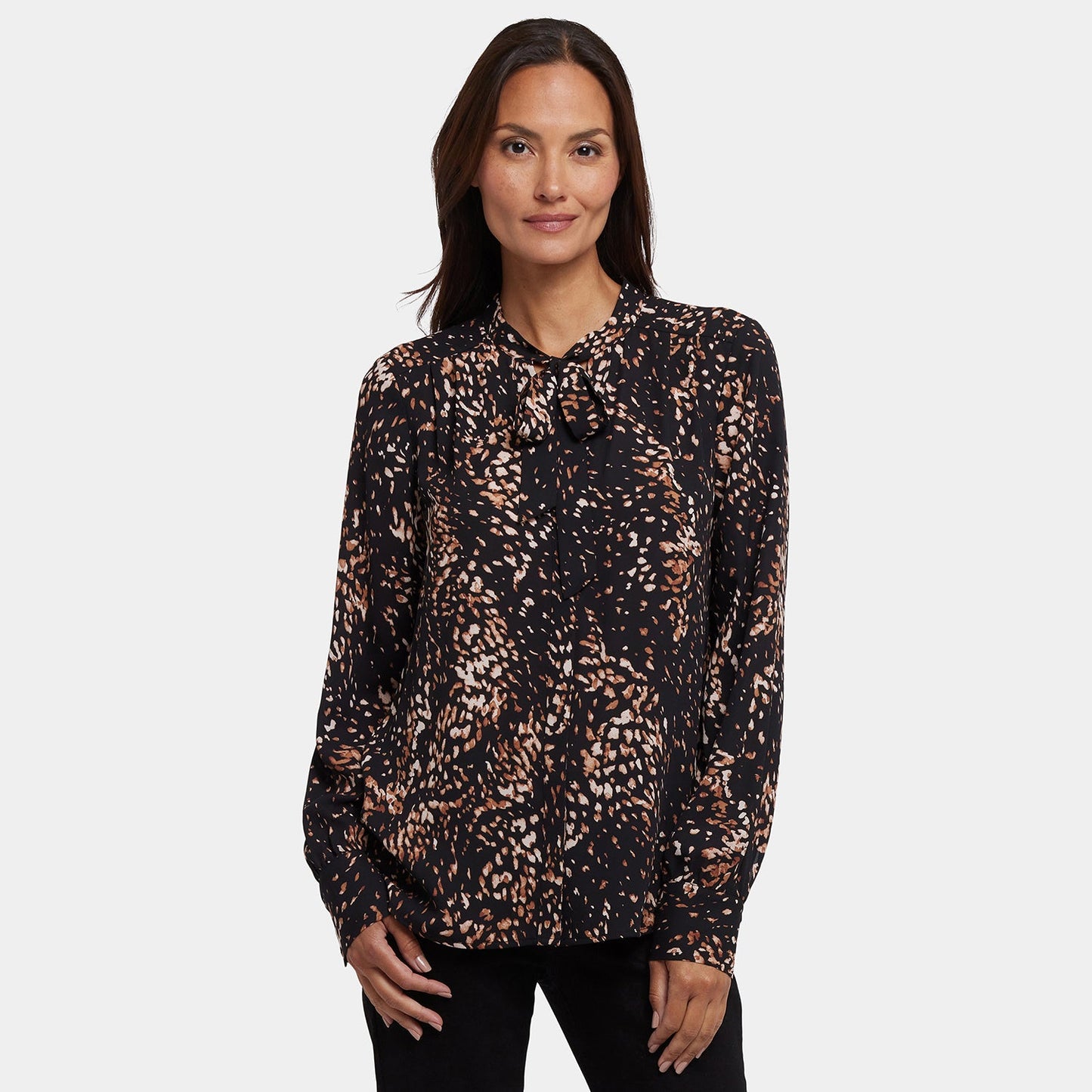 Tie-Neck Blouse - Le Montclair