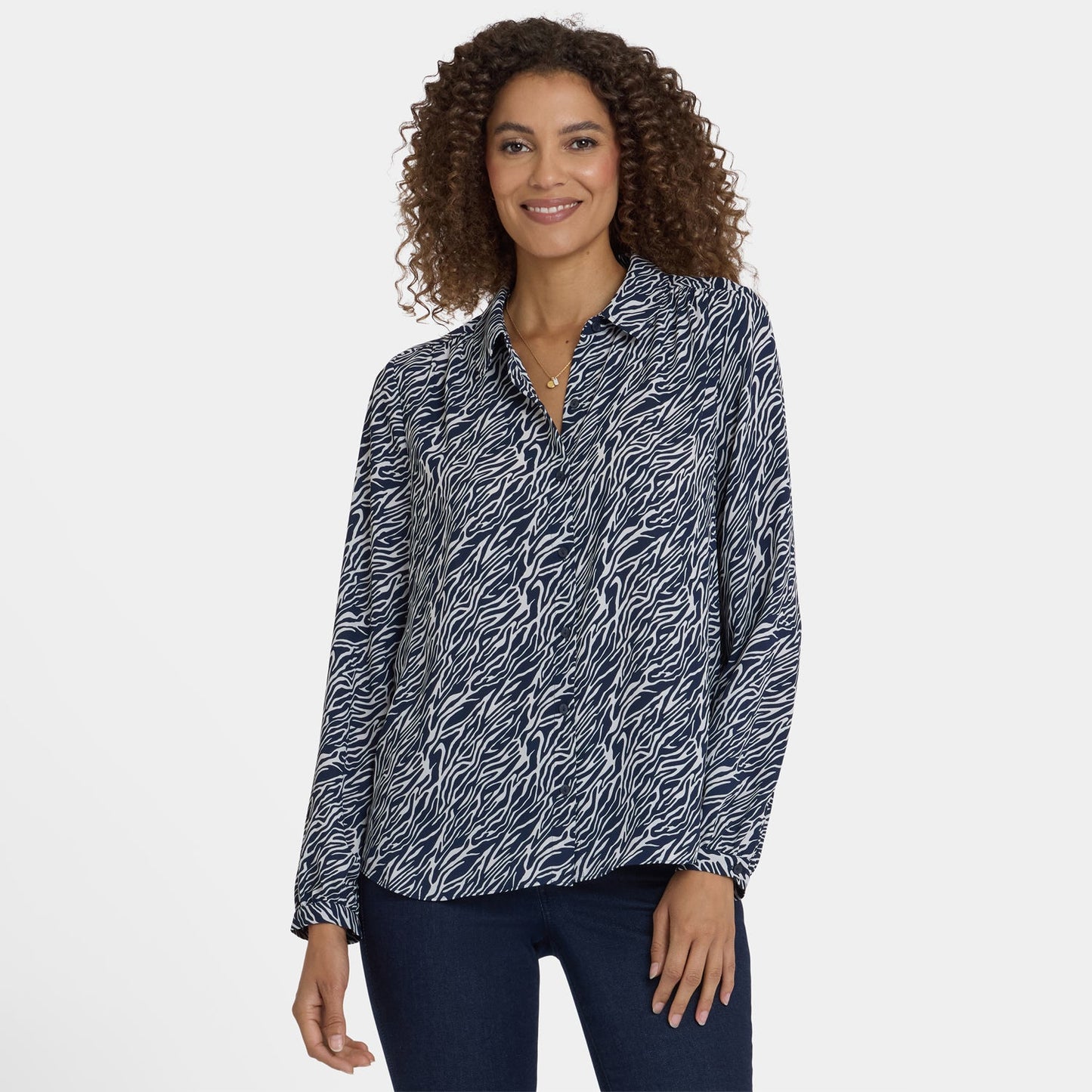 Modern Blouse - Vintage Zebra