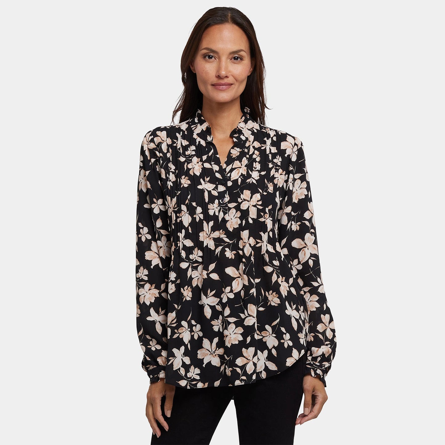 Pleated Front Tunic - Claudette