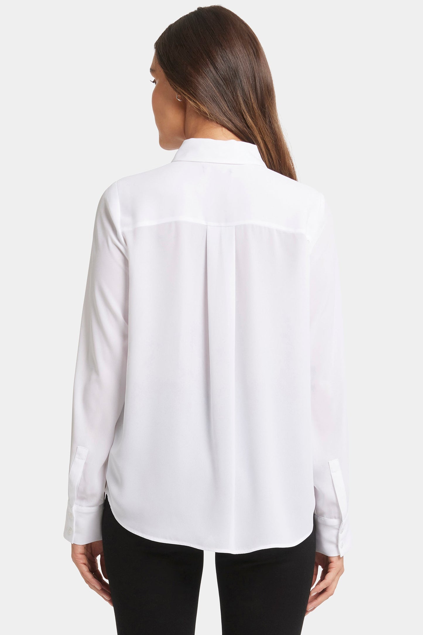 Tuxedo Blouse - Optic White