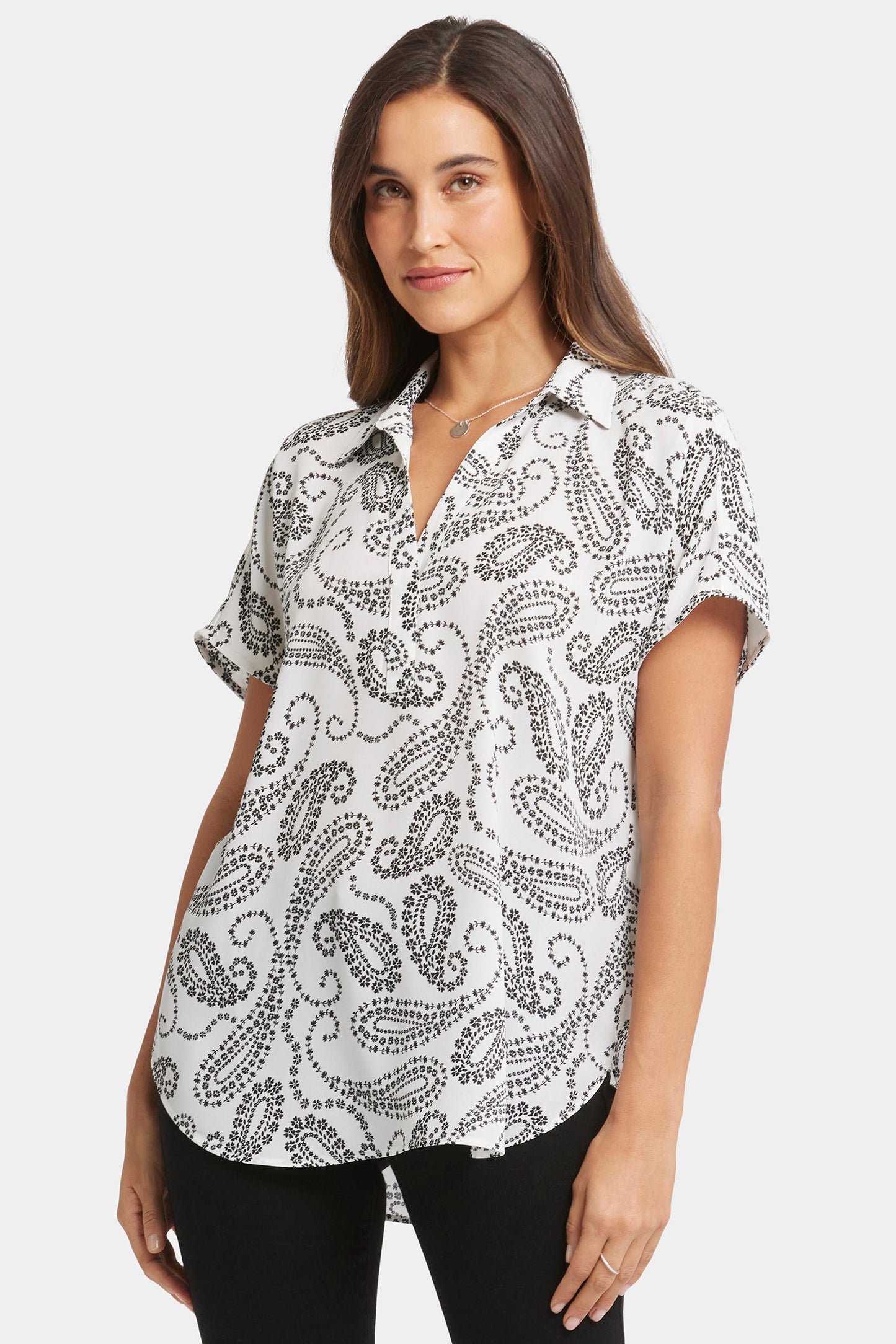 Becky Short Sleeved Blouse - Paislyn