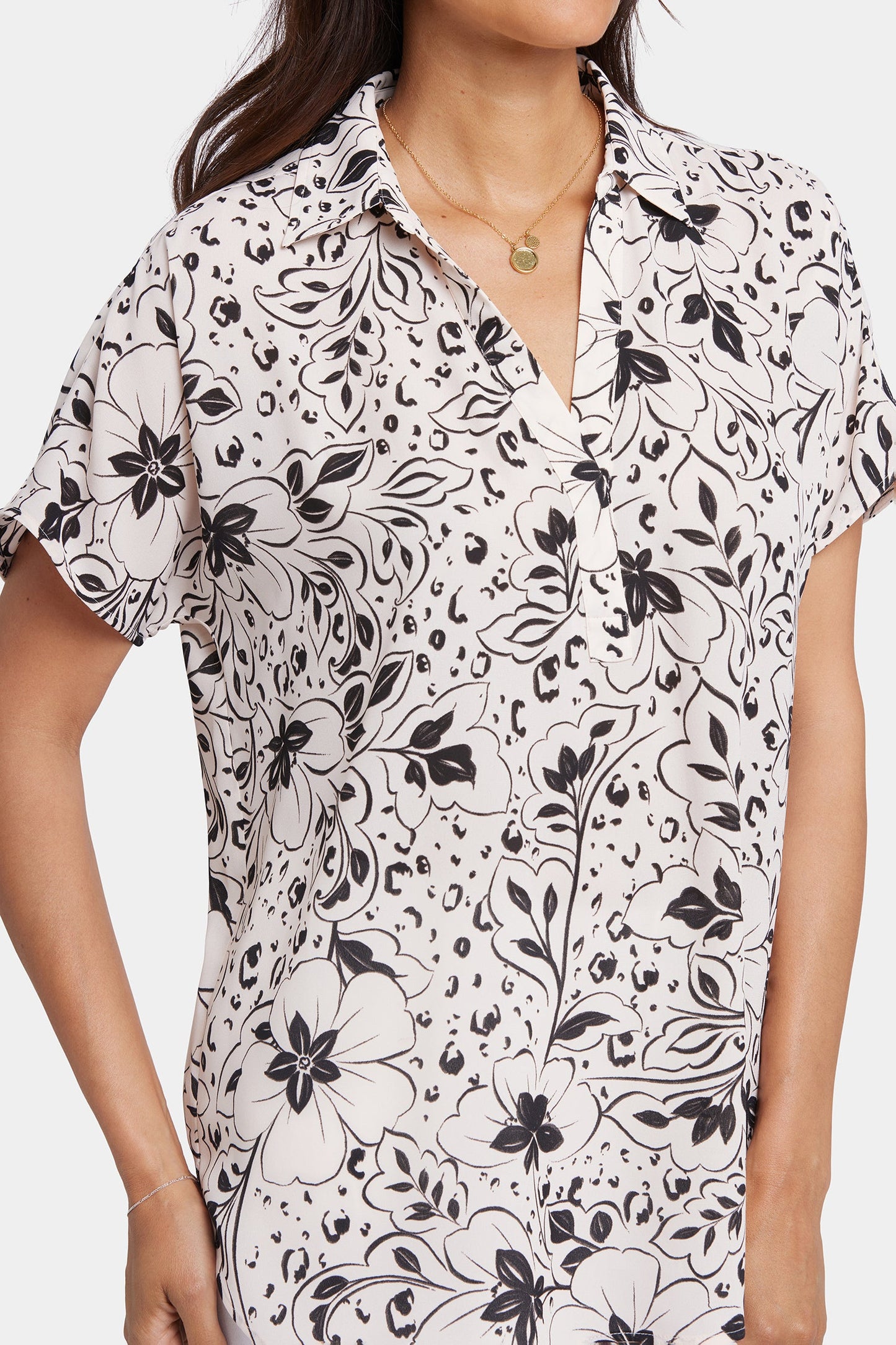 Becky Short Sleeved Blouse - Luna Flores