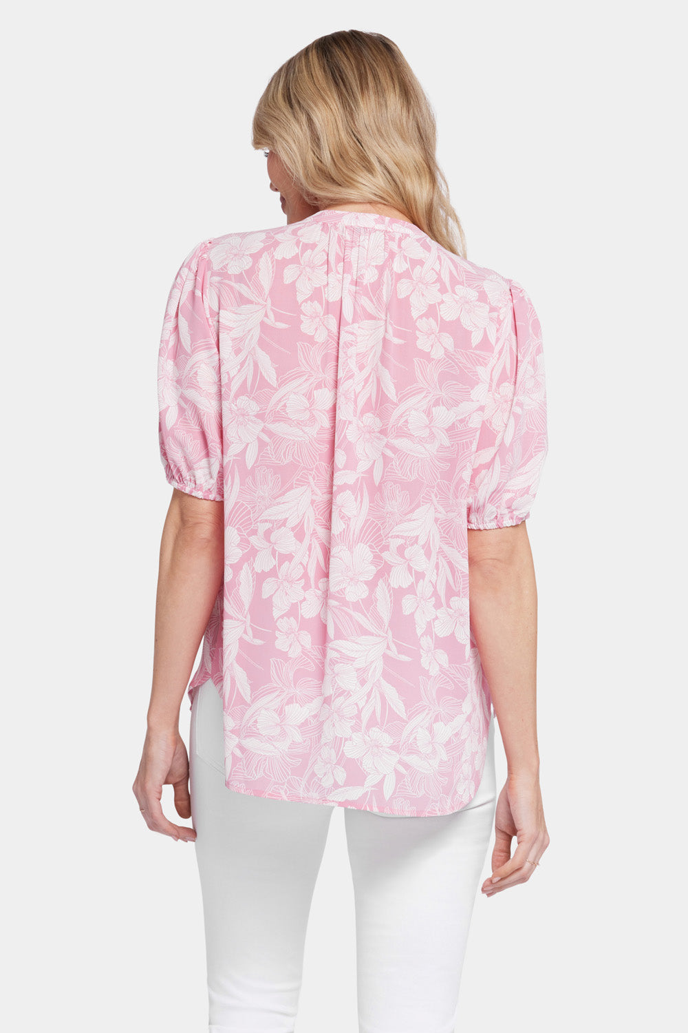 Short Puff Sleeve Popover Top - Larissa