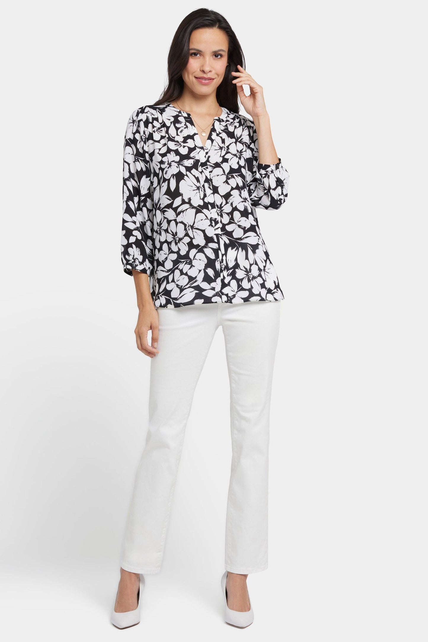 Pintuck Blouse - Gran Via