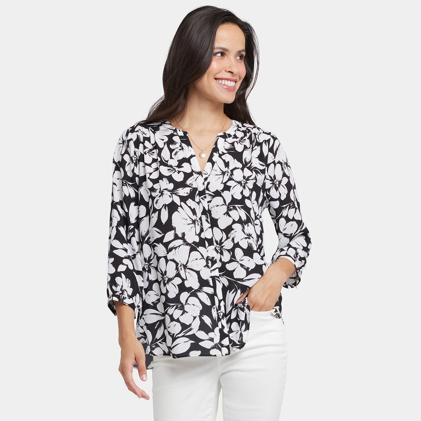 Pintuck Blouse - Gran Via
