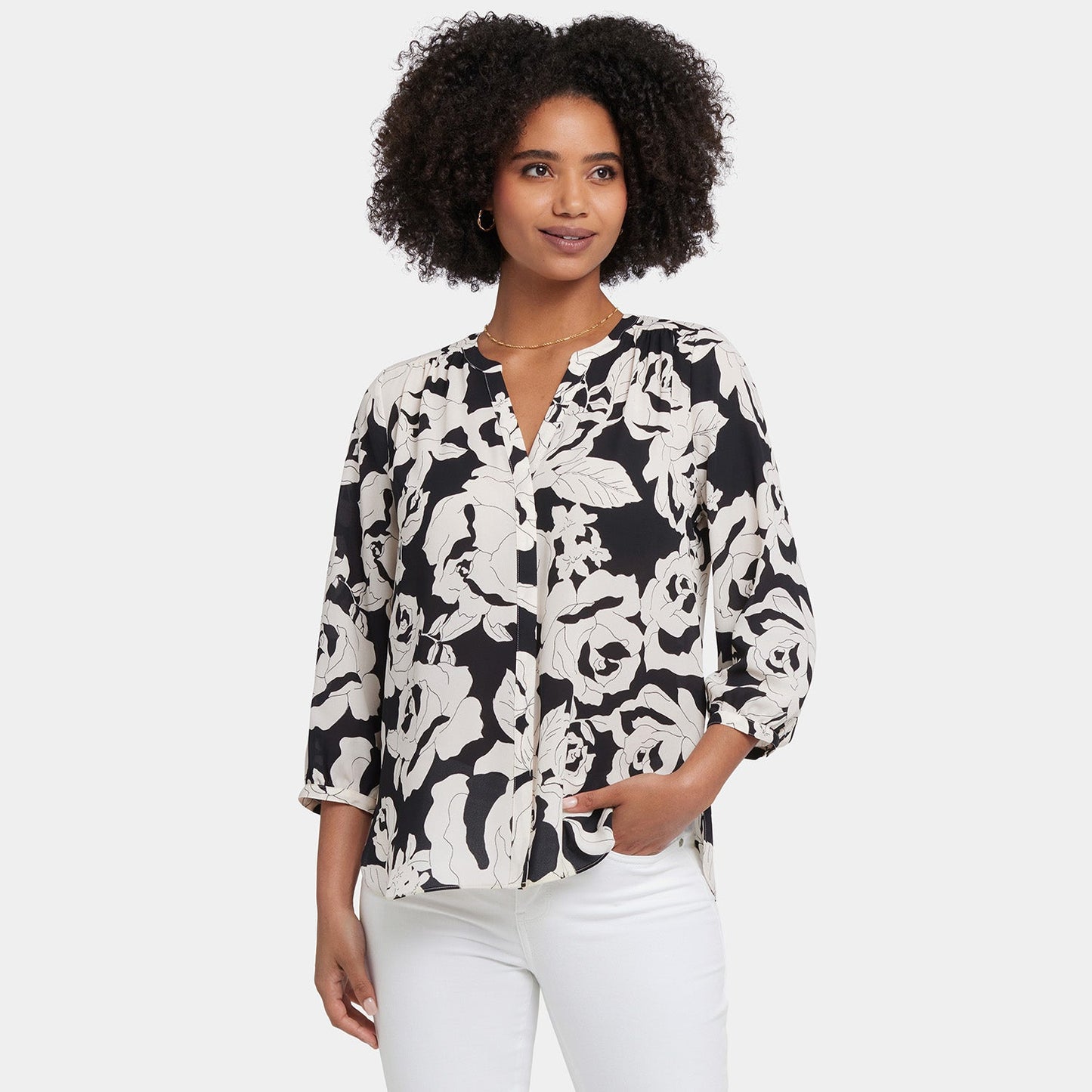 Pintuck Blouse - La Solana