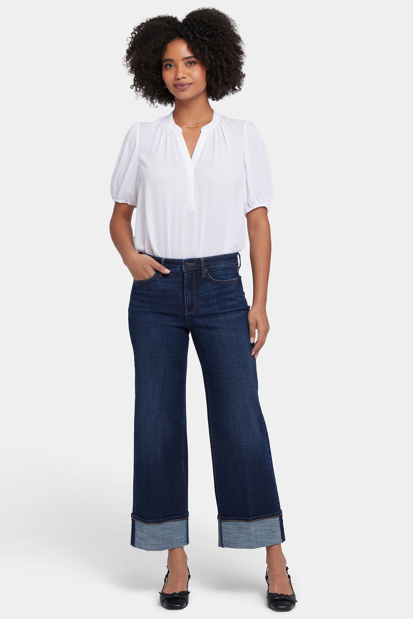 Teresa Wide Leg Jeans - Night Skies