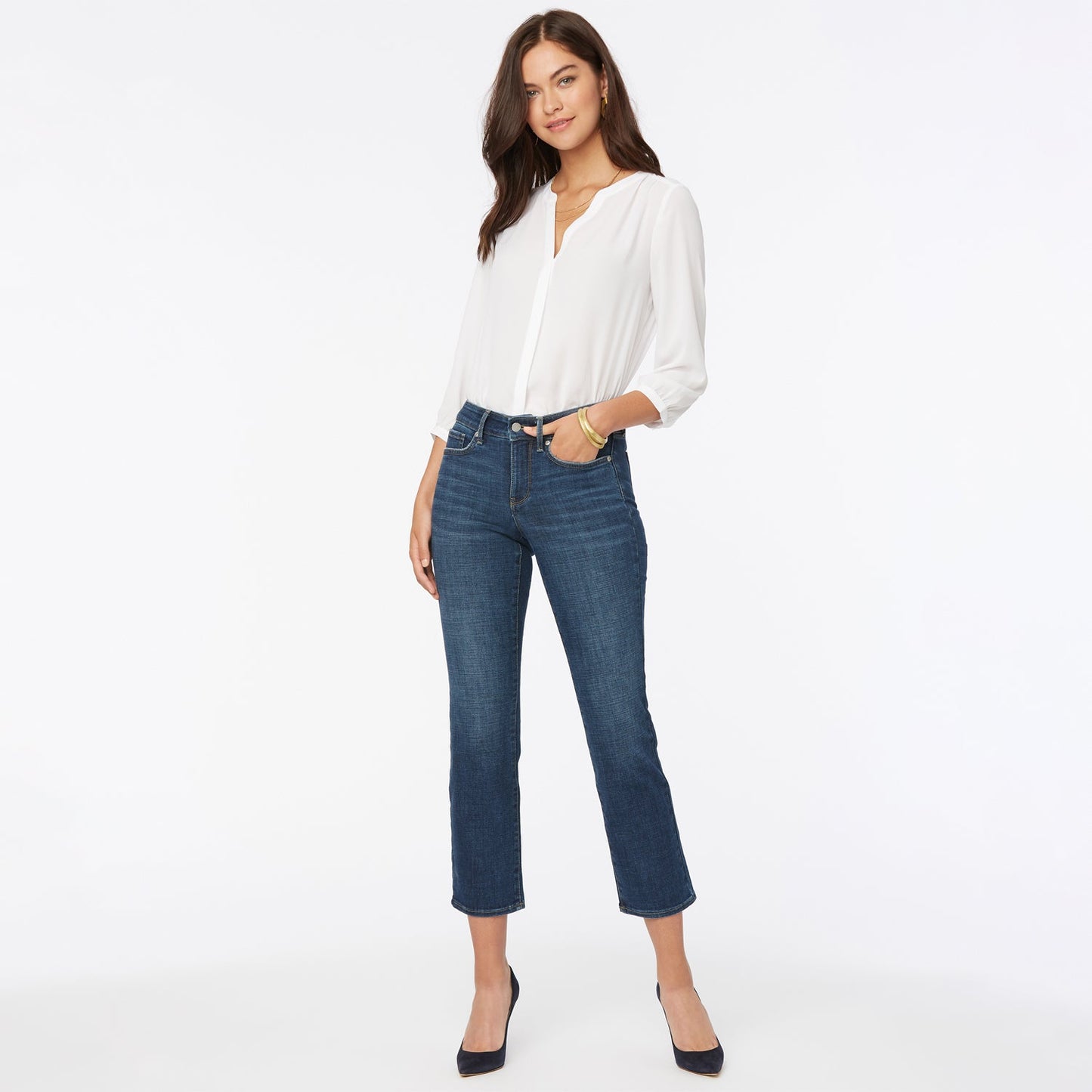 Marilyn Straight Ankle Jeans - Marcel