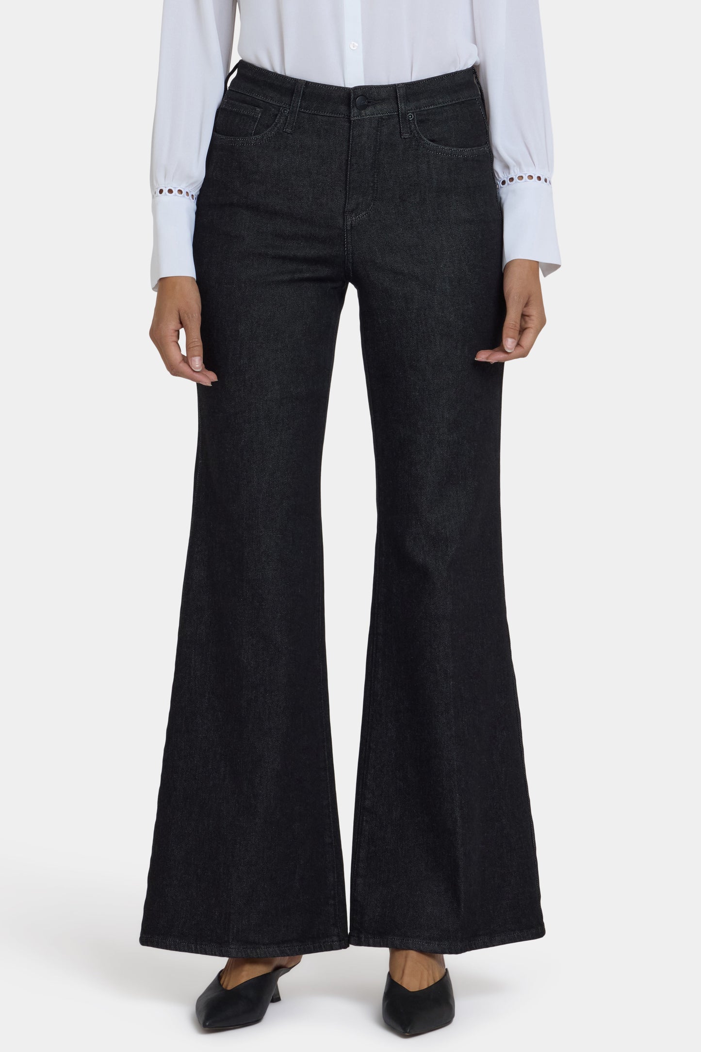 Mia Palazzo Jeans - Black Rinse