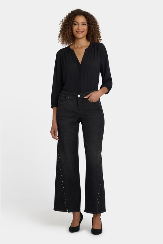 Teresa Wide Leg Jeans - French Nightfall