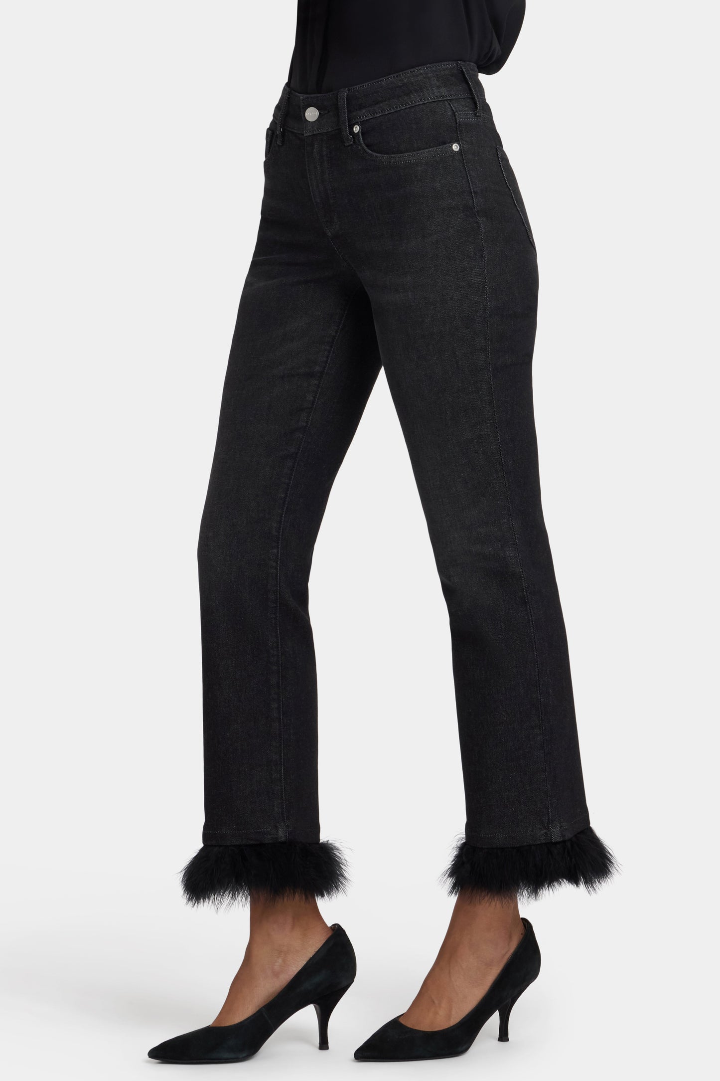 Marilyn Straight Ankle Jeans - French Nightfall