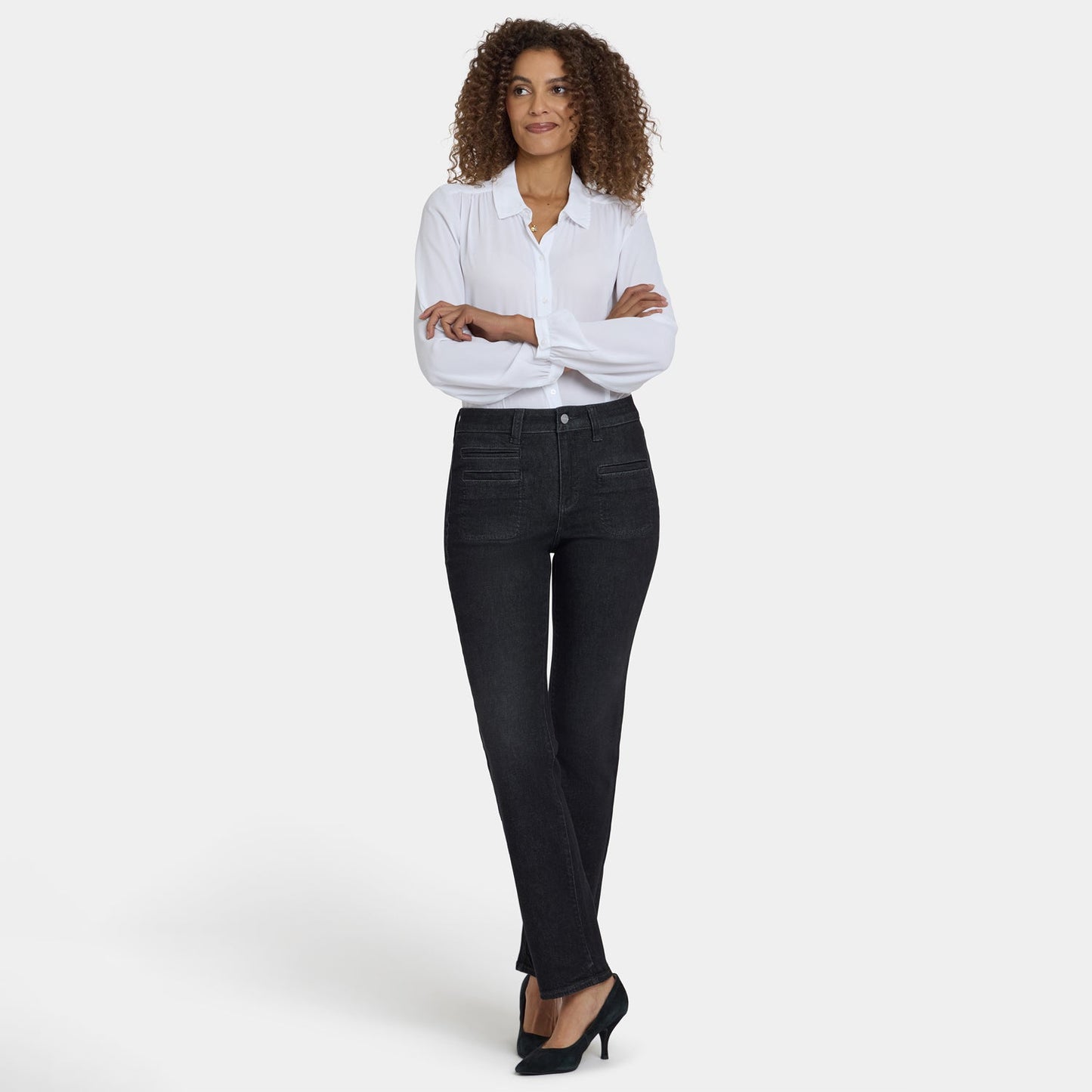 Marilyn Straight Jeans - French Nightfall