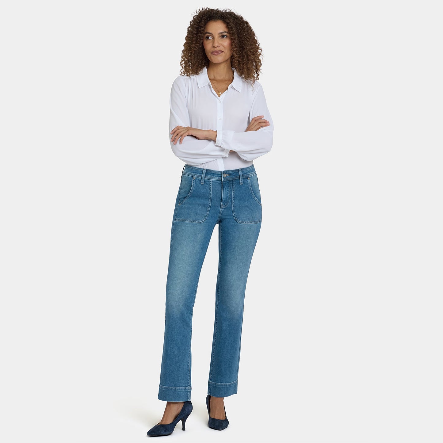 Barbara Bootcut Jeans - Avenue Blue