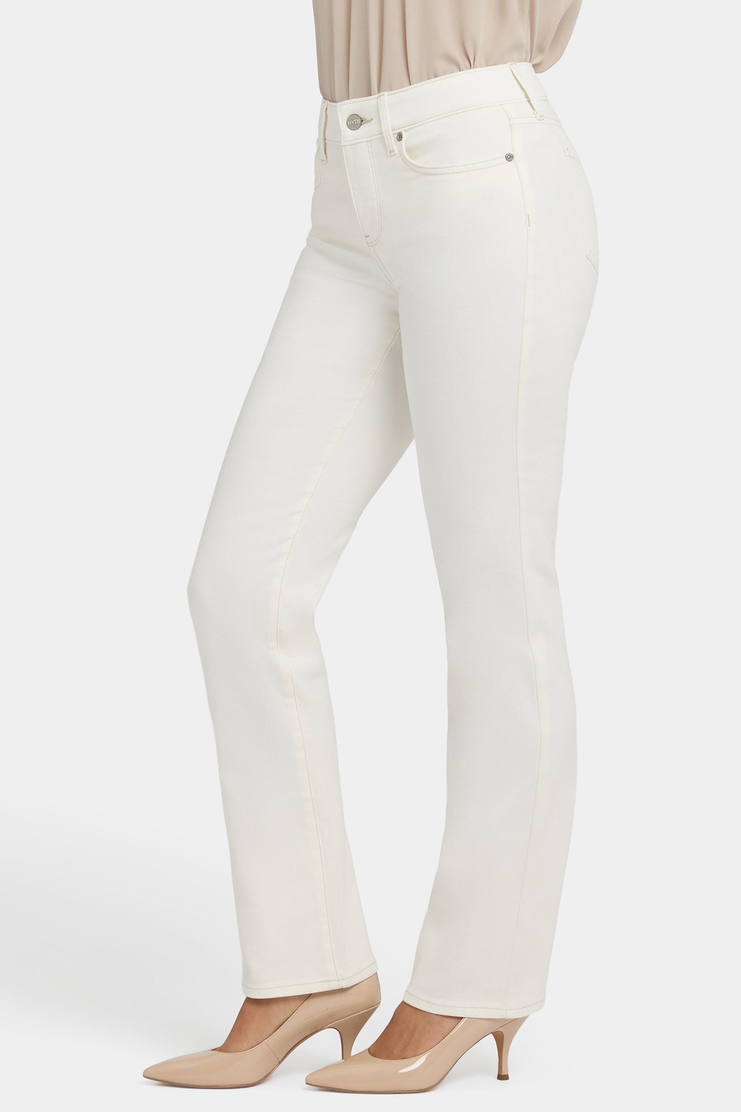 Marilyn Straight Jeans - Winter White
