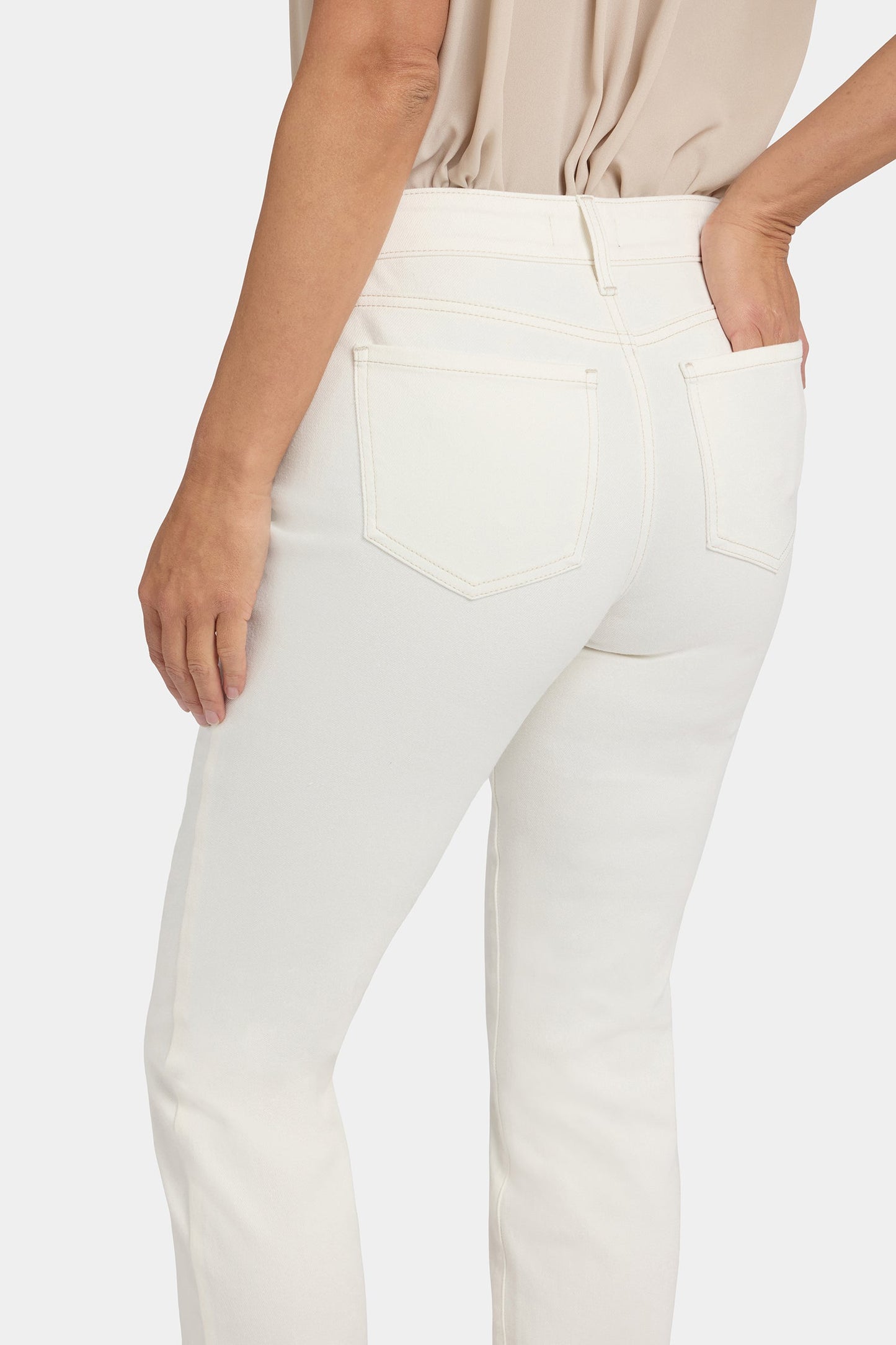 Marilyn Straight Jeans - Winter White