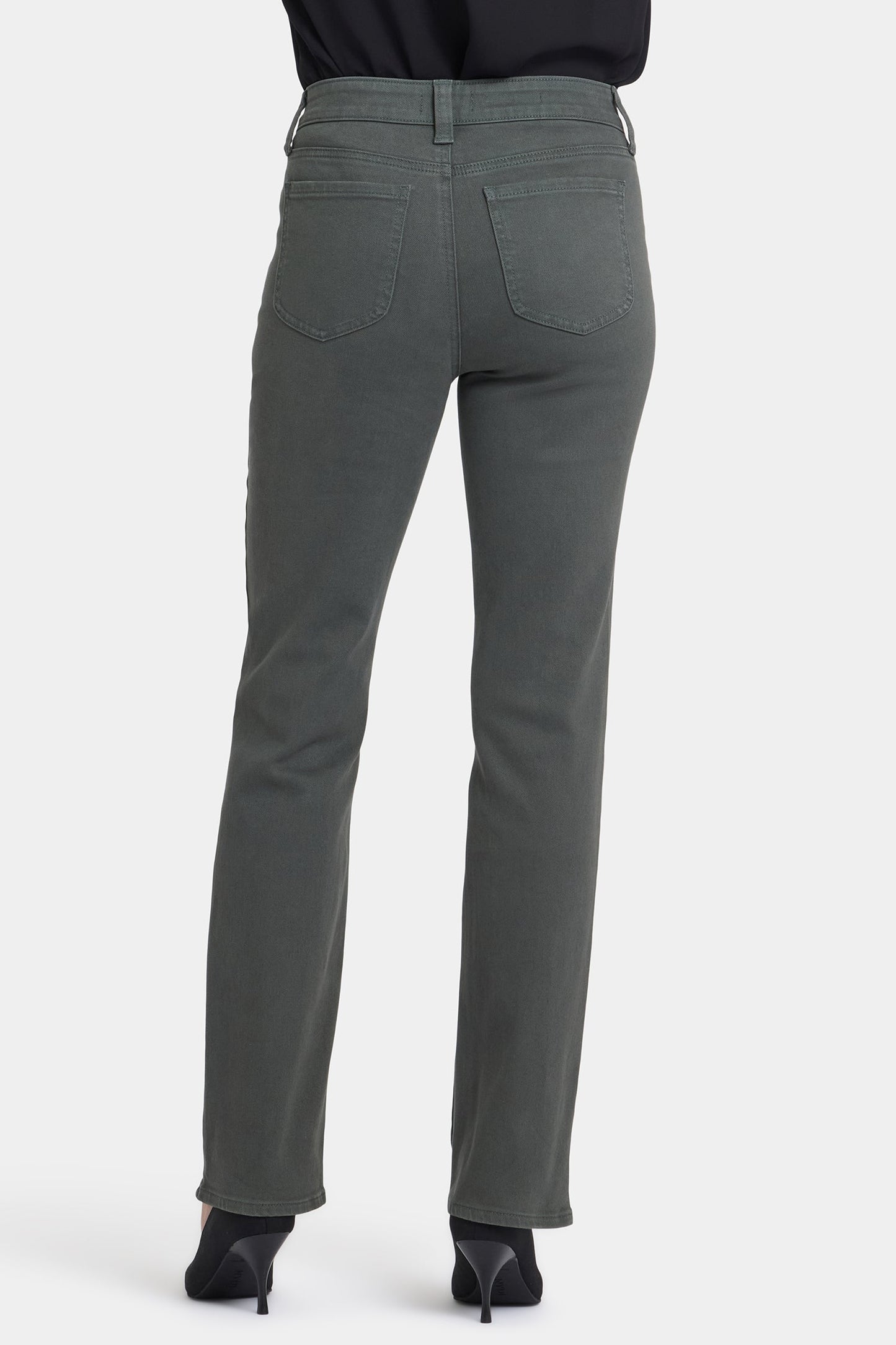 Marilyn Straight Jeans - True Olive