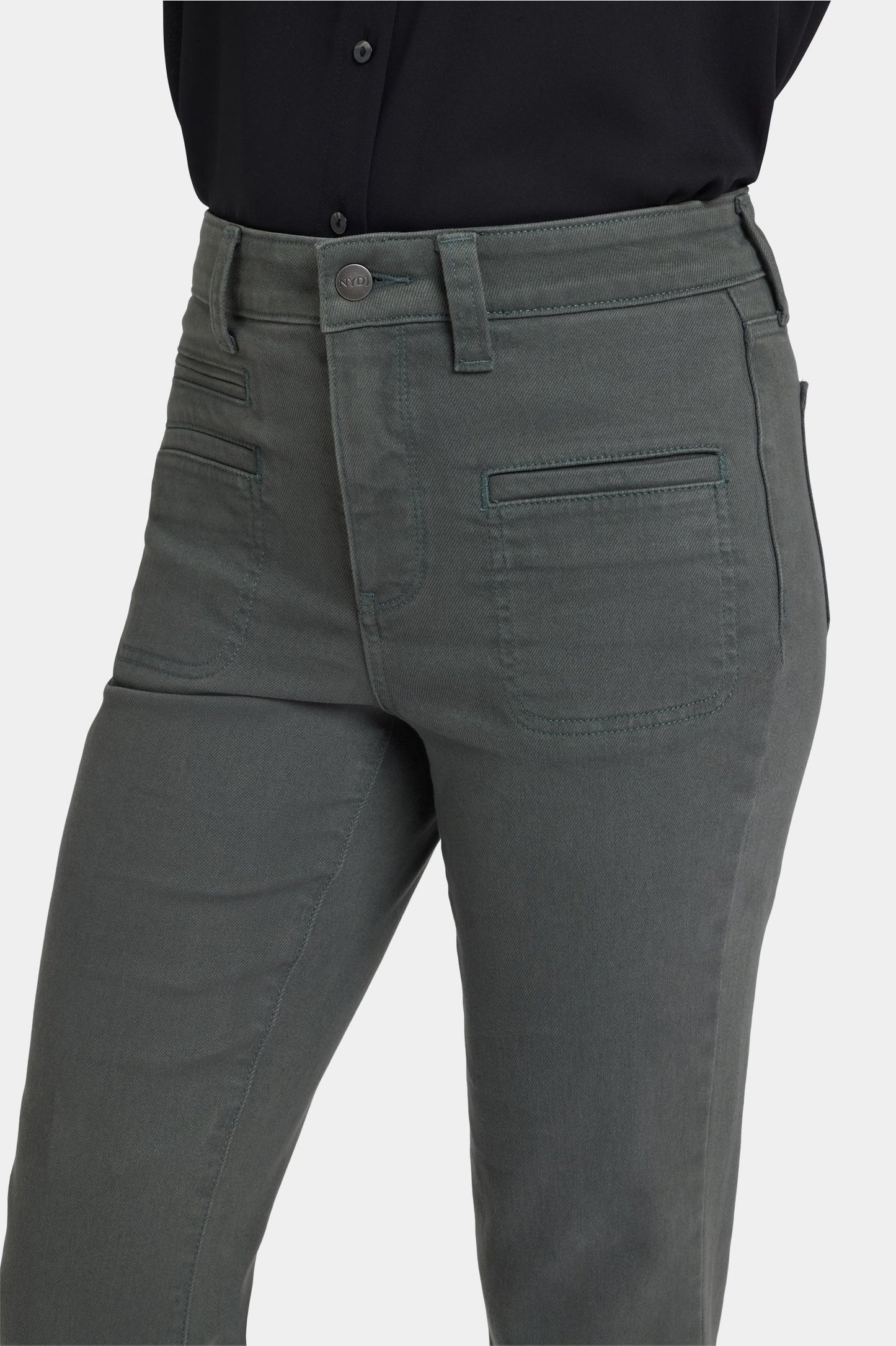 Marilyn Straight Jeans - True Olive