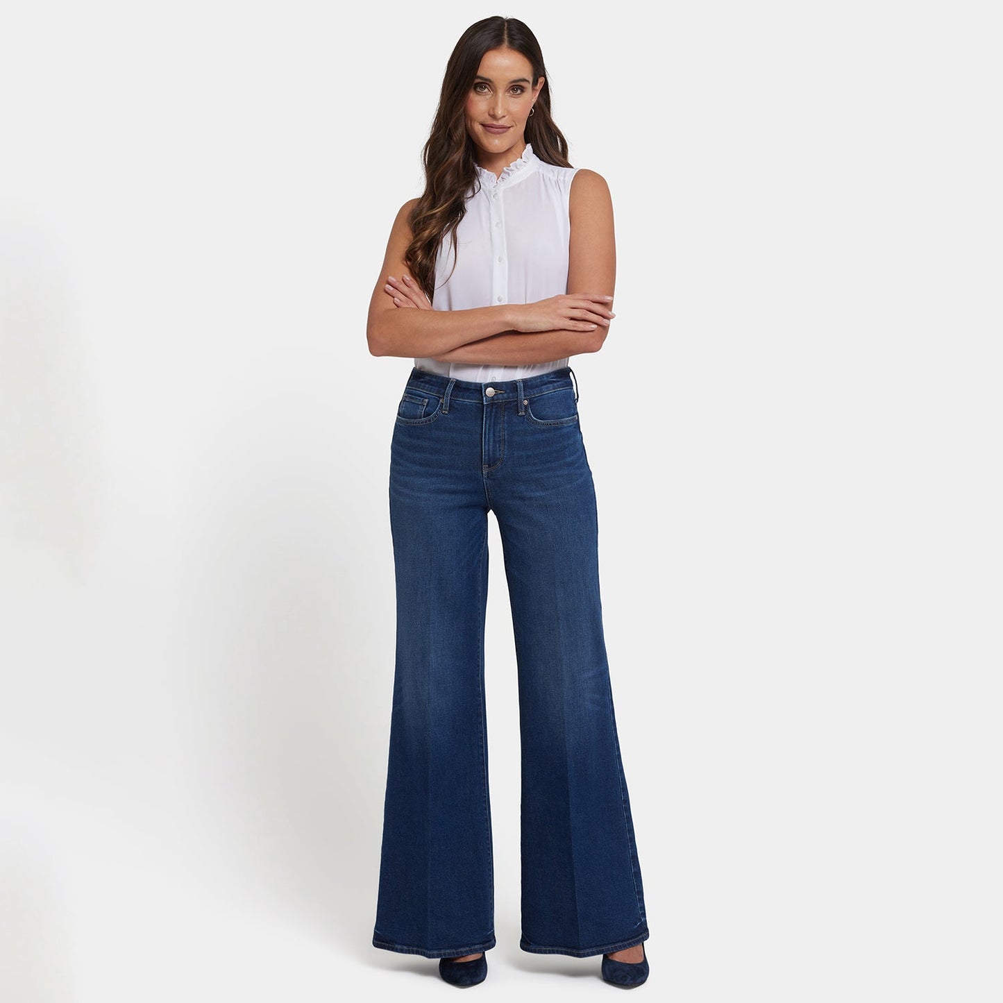 Mia Palazzo Jeans - Vintage Lapis
