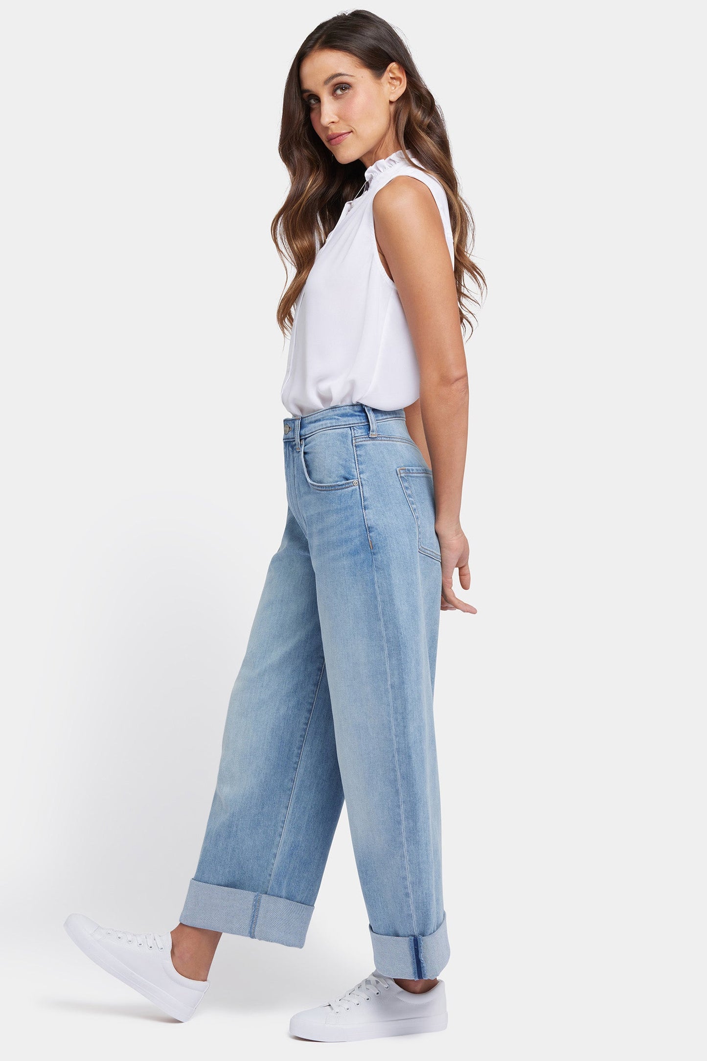Renee Baggy Wide Leg Jeans - Santiago Sea