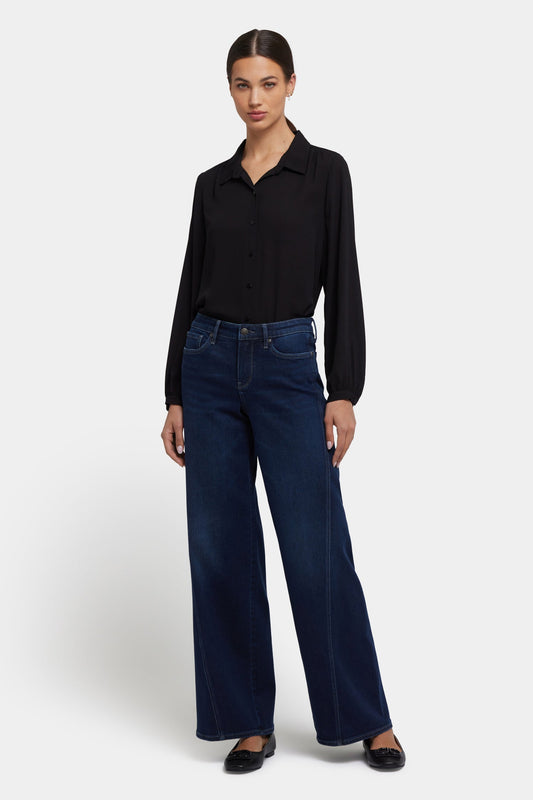 Teresa Wide Leg Jeans - Ink Skyline