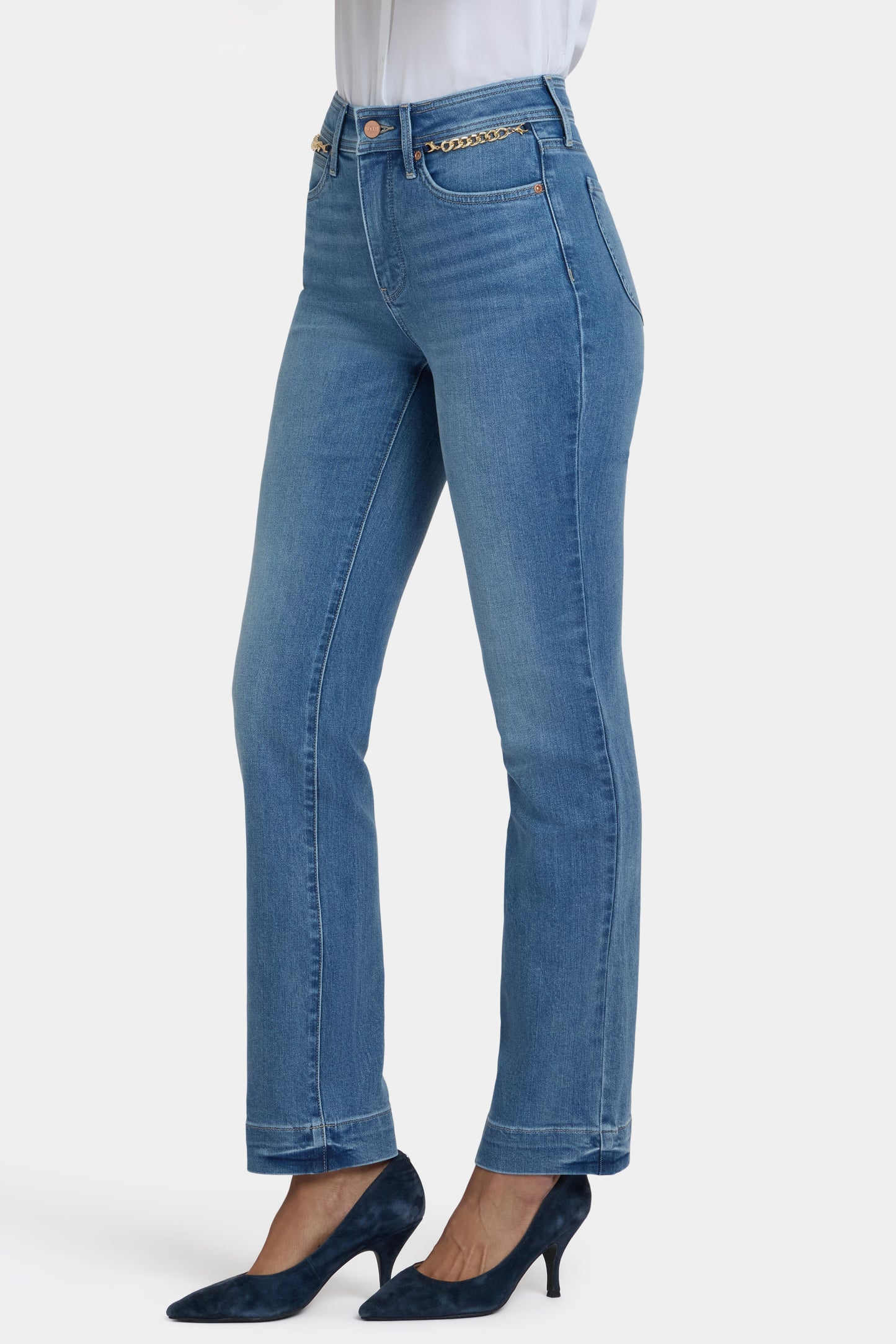 Marilyn Straight Jeans - Bastille Sea