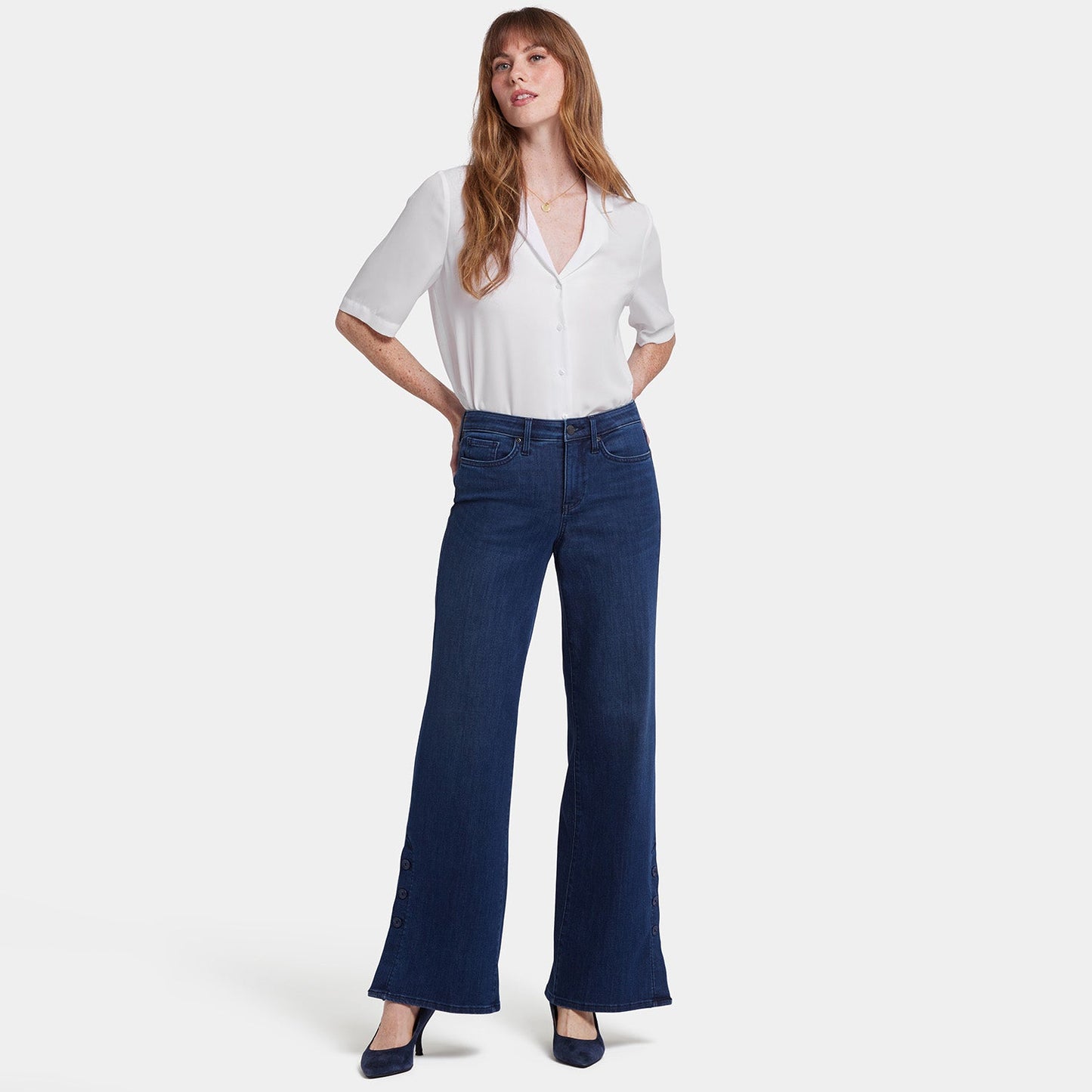 Teresa Wide Leg Jeans - Ibiza Blues