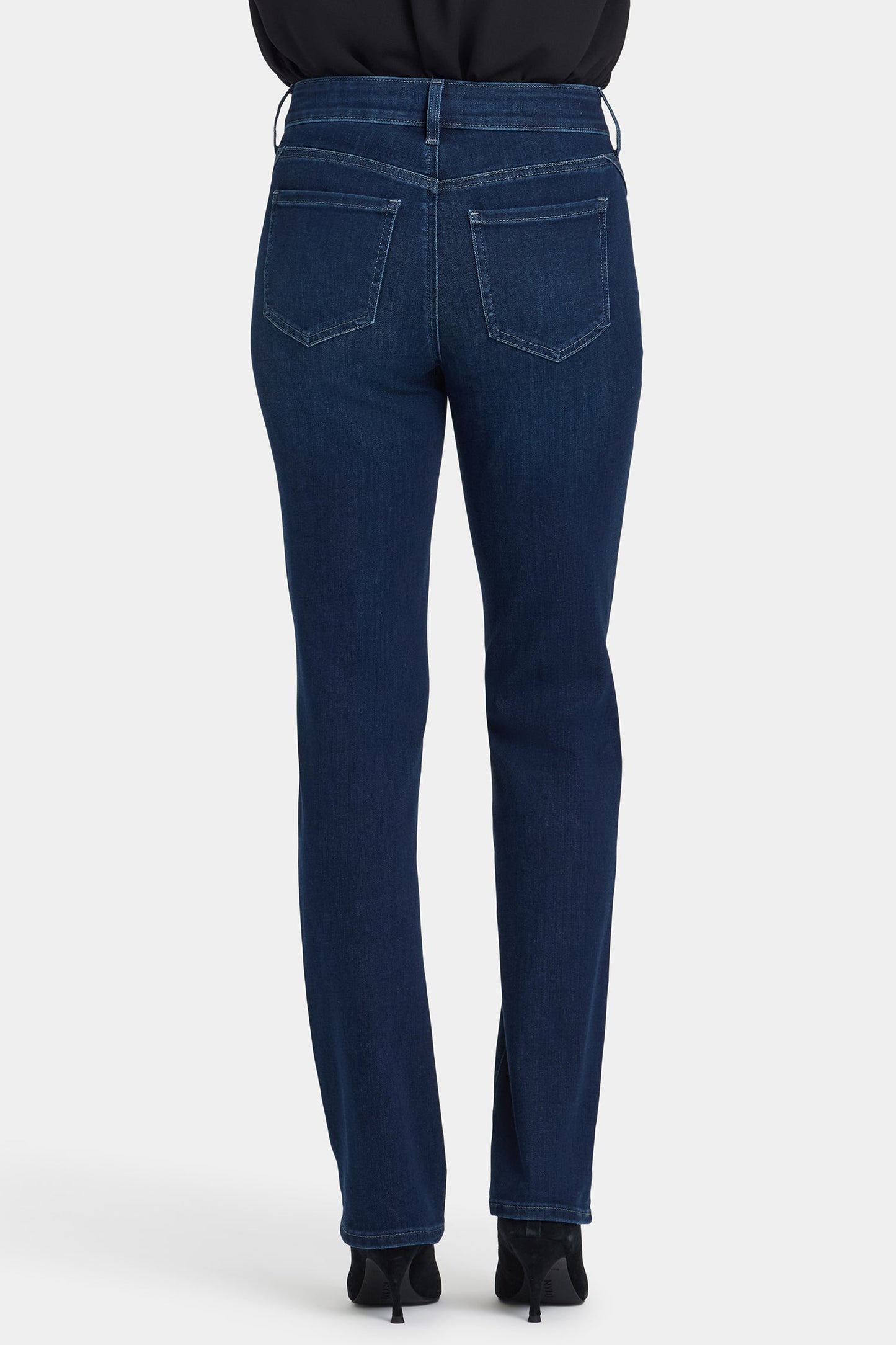 Marilyn Straight Jeans - Blackened Blue