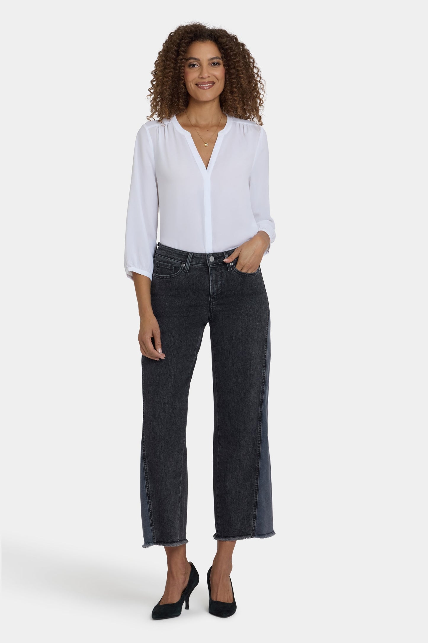 Teresa Wide Leg Jeans - Street Shade