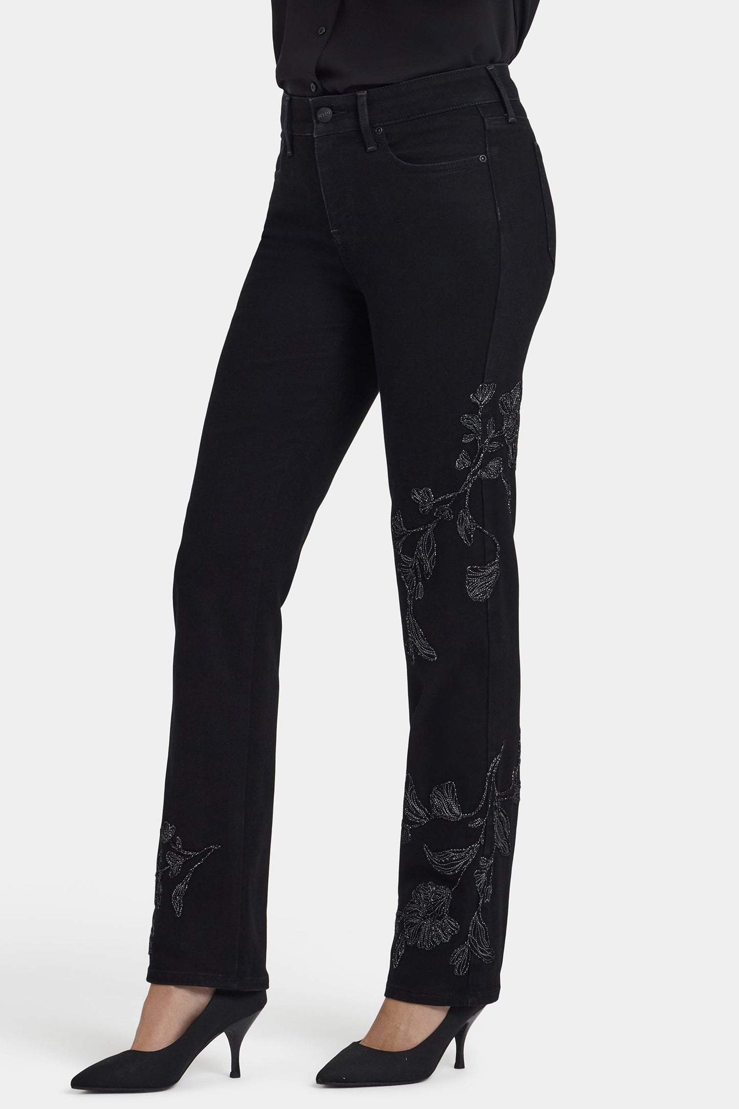 Marilyn Straight Jeans - Black Rinse